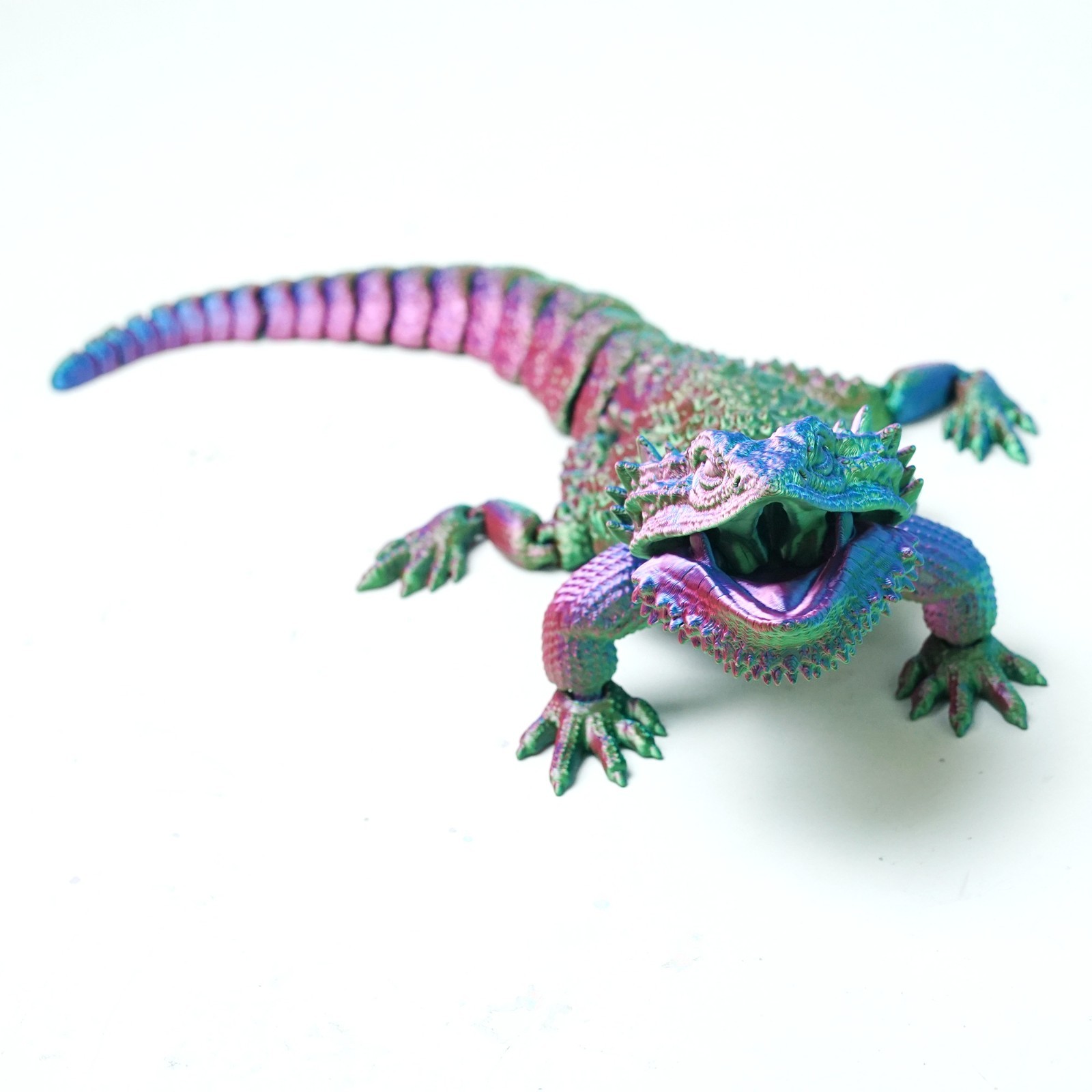 3D Printed Chameleon Model,Articulated Animals Figure,Fidget Toys Home Decor