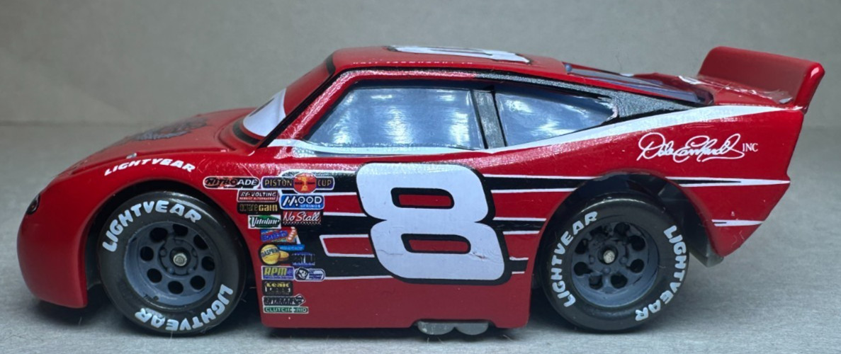 Disney Pixar Cars Dale Earnhardt Jr. #8 Bright Red Diecast 1:55 Piston Cup FC