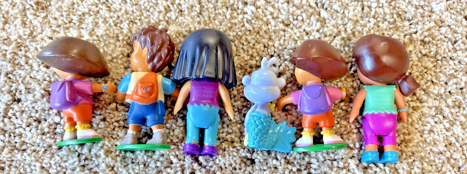 Mattel Dora The Explorer Playtime Together Figures Toppers Boots, Dora More