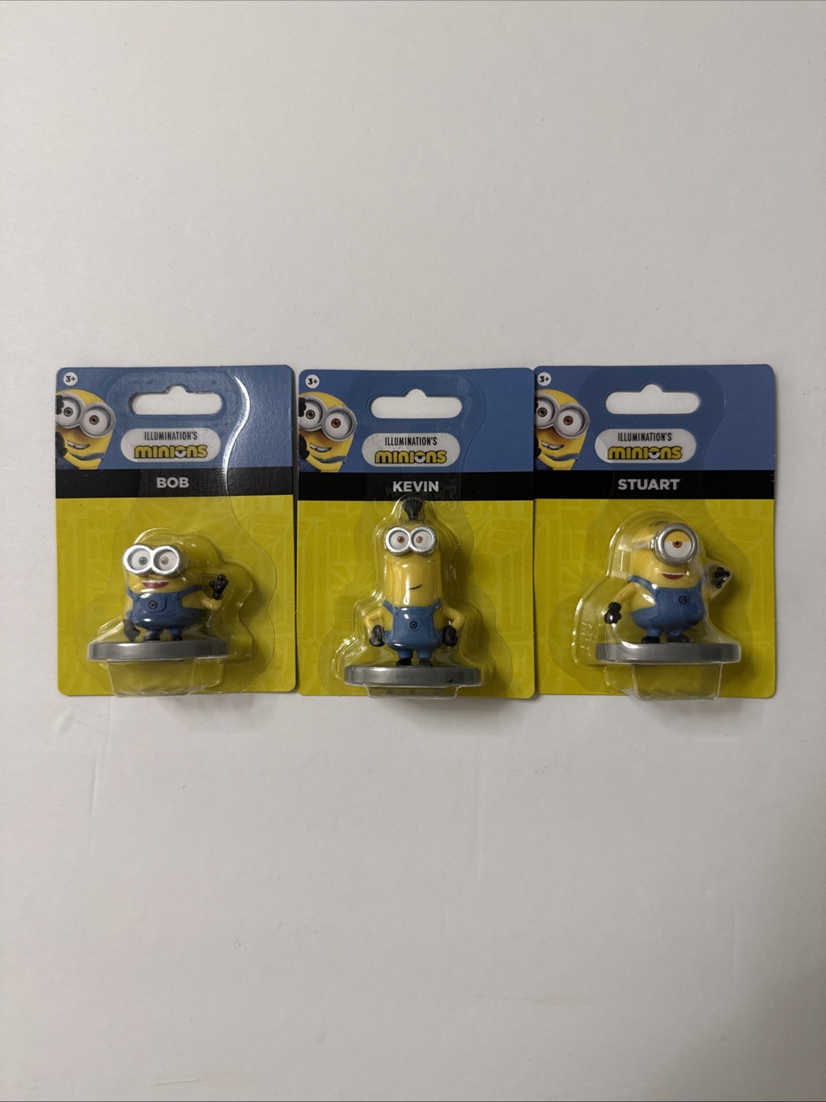 Universal Illumination Figures Minions Bob Kevin Stewart Use For Cake Toppers!