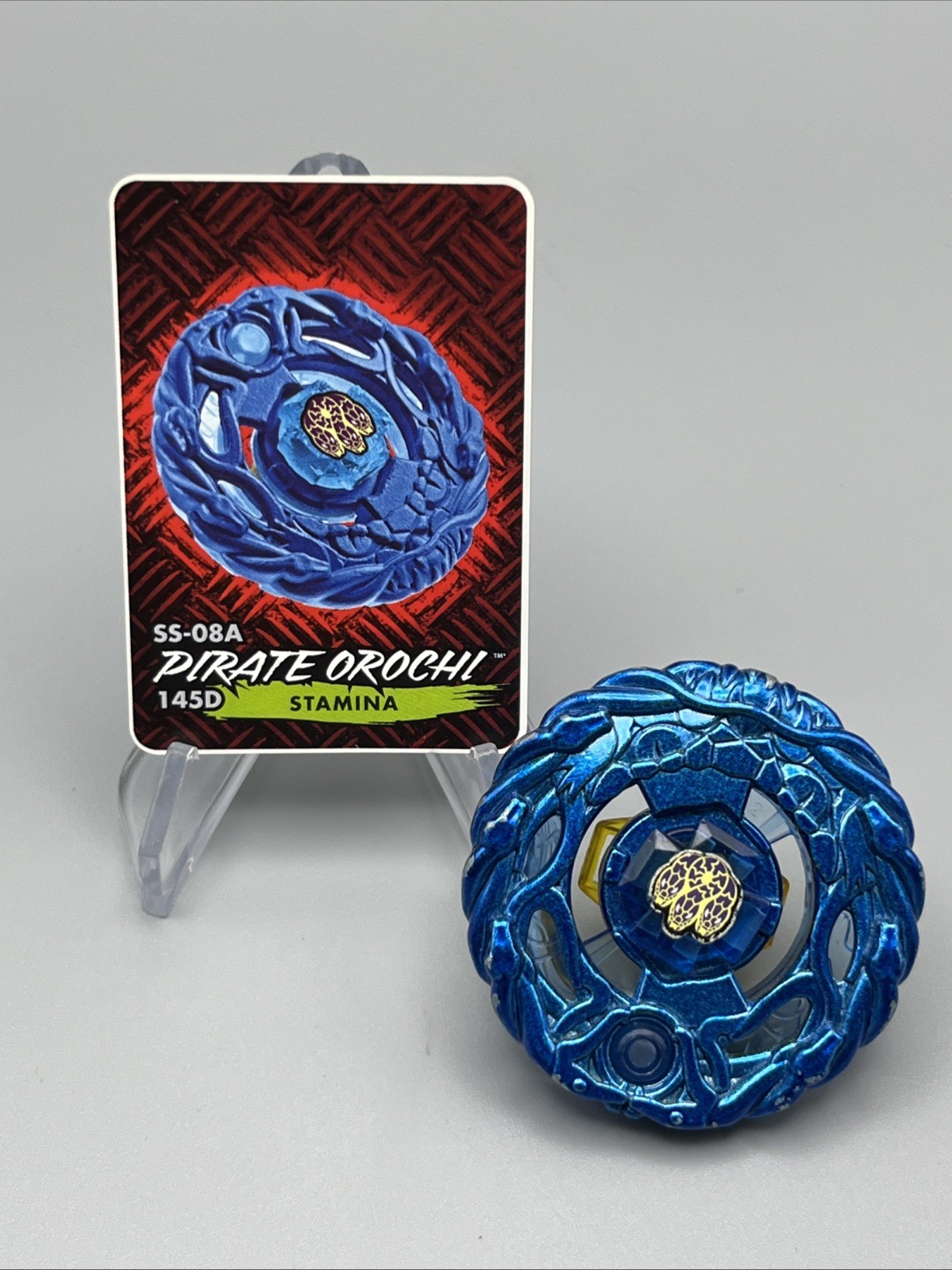 Beyblade Shogun Steel Pirate Orochi SS-08 145D Stamina Battle Top Hasbro Loose