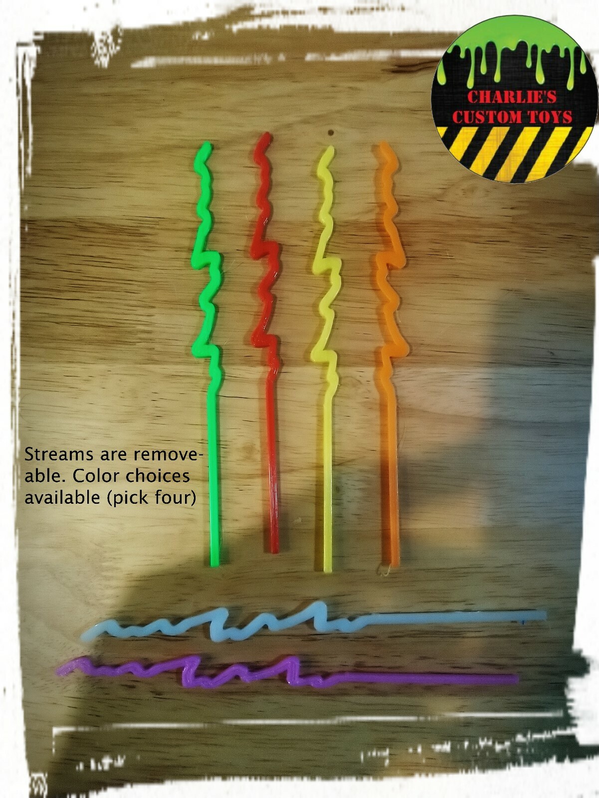 Kenner The Real Ghostbusters – Custom Proton Packs & Streams – Set of 4 Packs