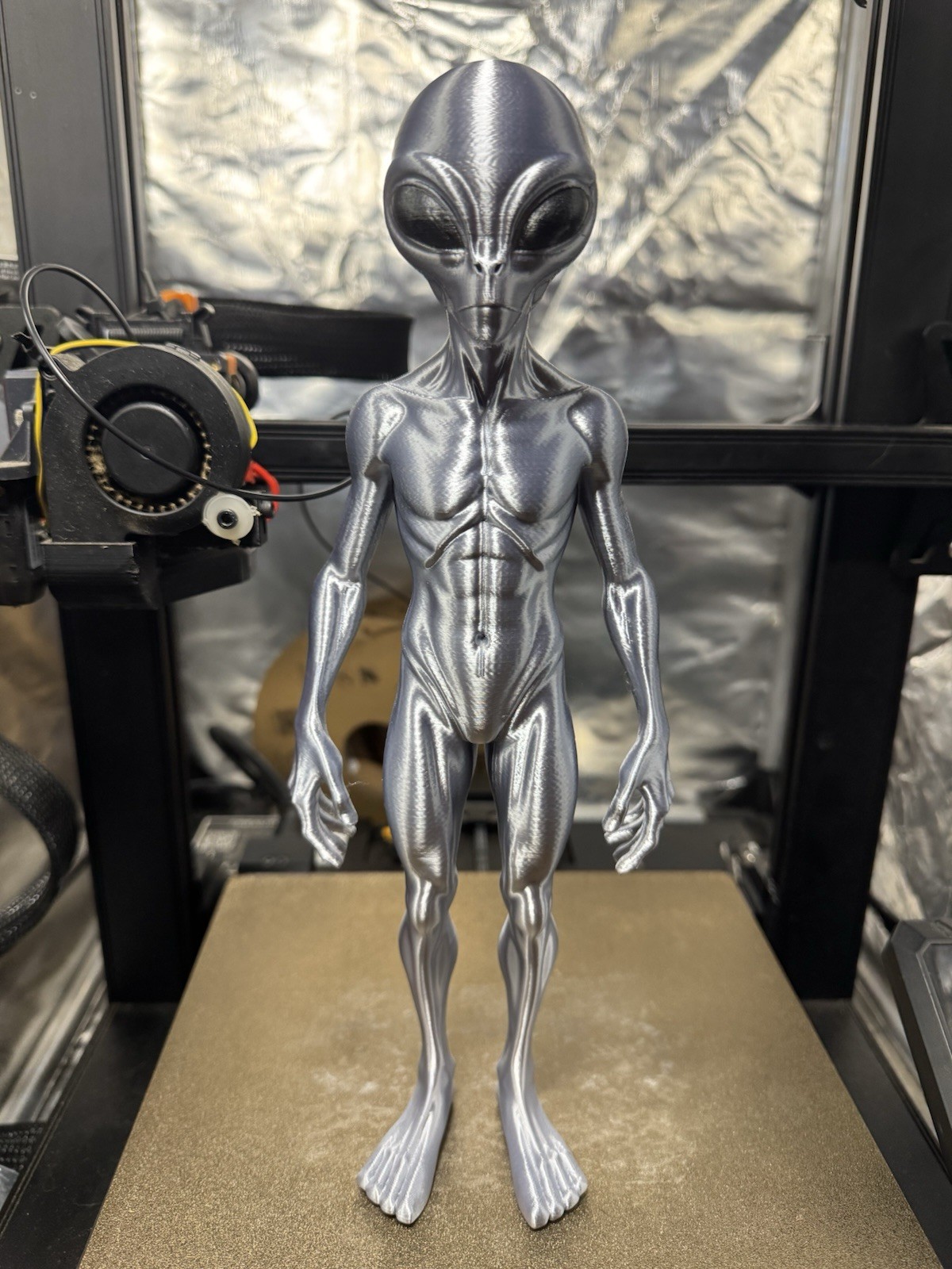 Area 51 Gray Alien Action Figure 12” Tall Silk Version!