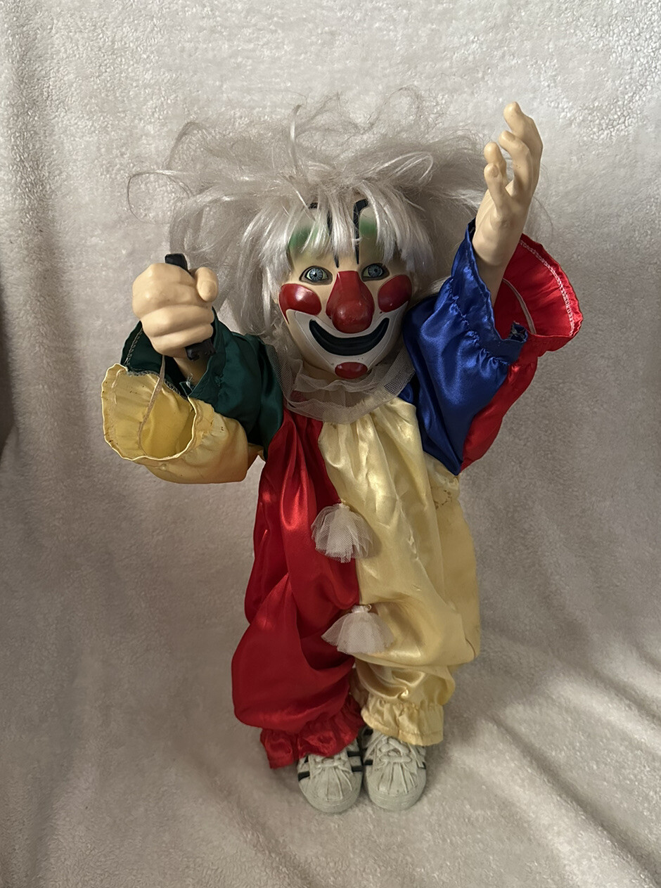 Halloween Young Michael Myers Clown Doll Very RARE As Child Costume 24 Inches