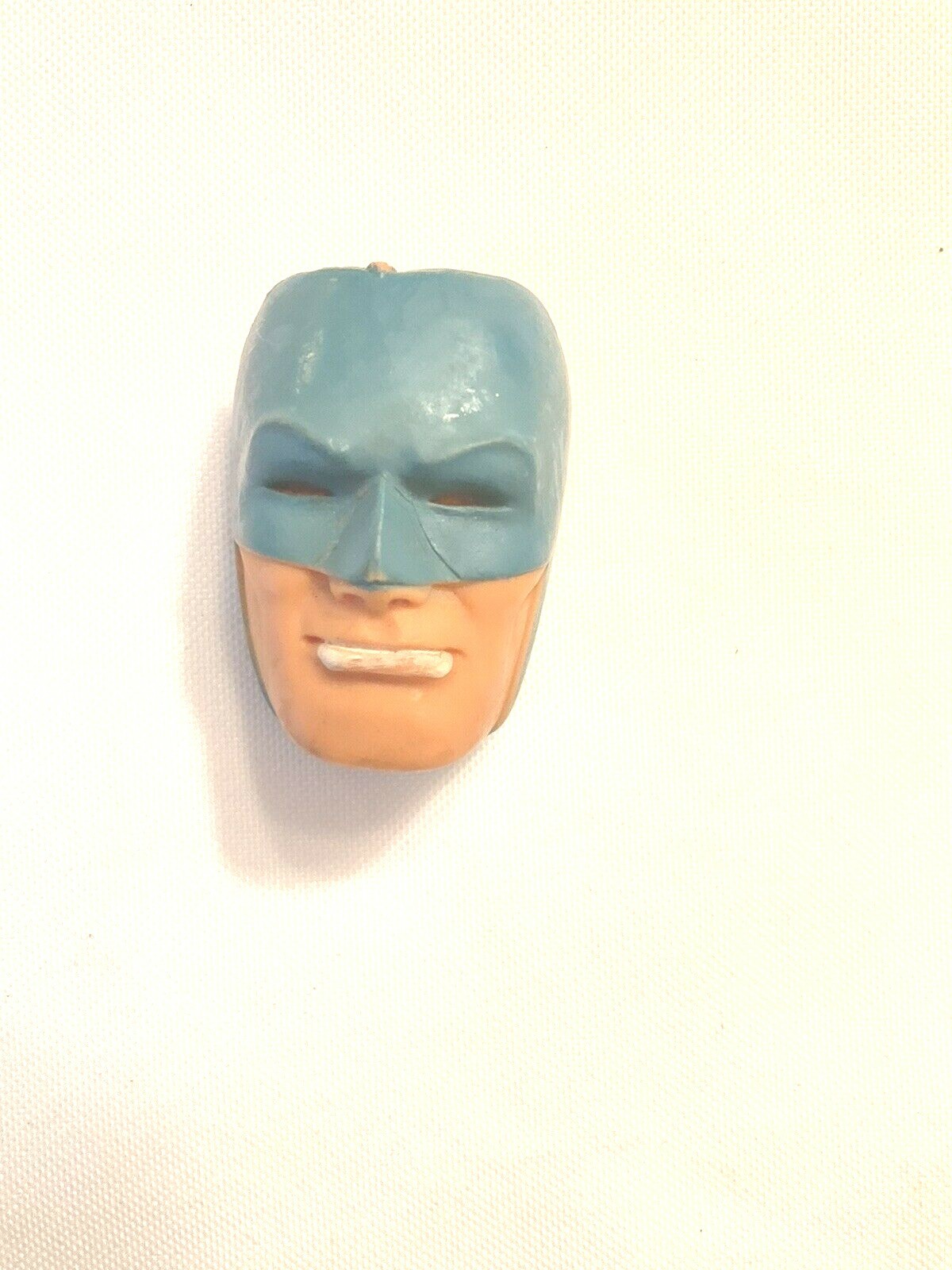 Blue Doll Mask Male Soft Plastic Conforms to Dolls Face 1-1/2&Prime; long 1&Prime; Wide Used