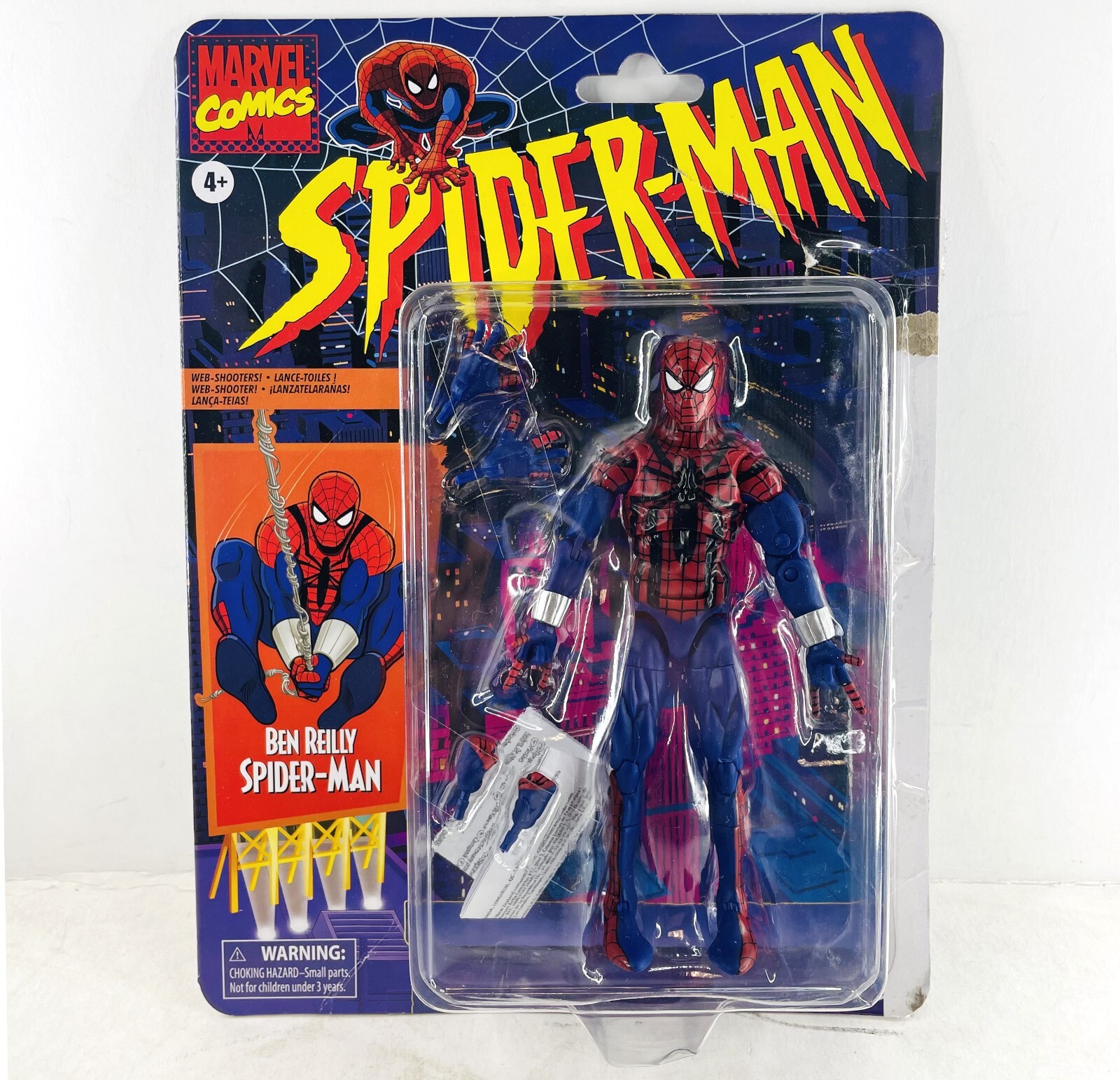 Marvel Comics Legends Retro Spider-Man Ben Reilly Spiderman 6&Prime; Action Figure OB
