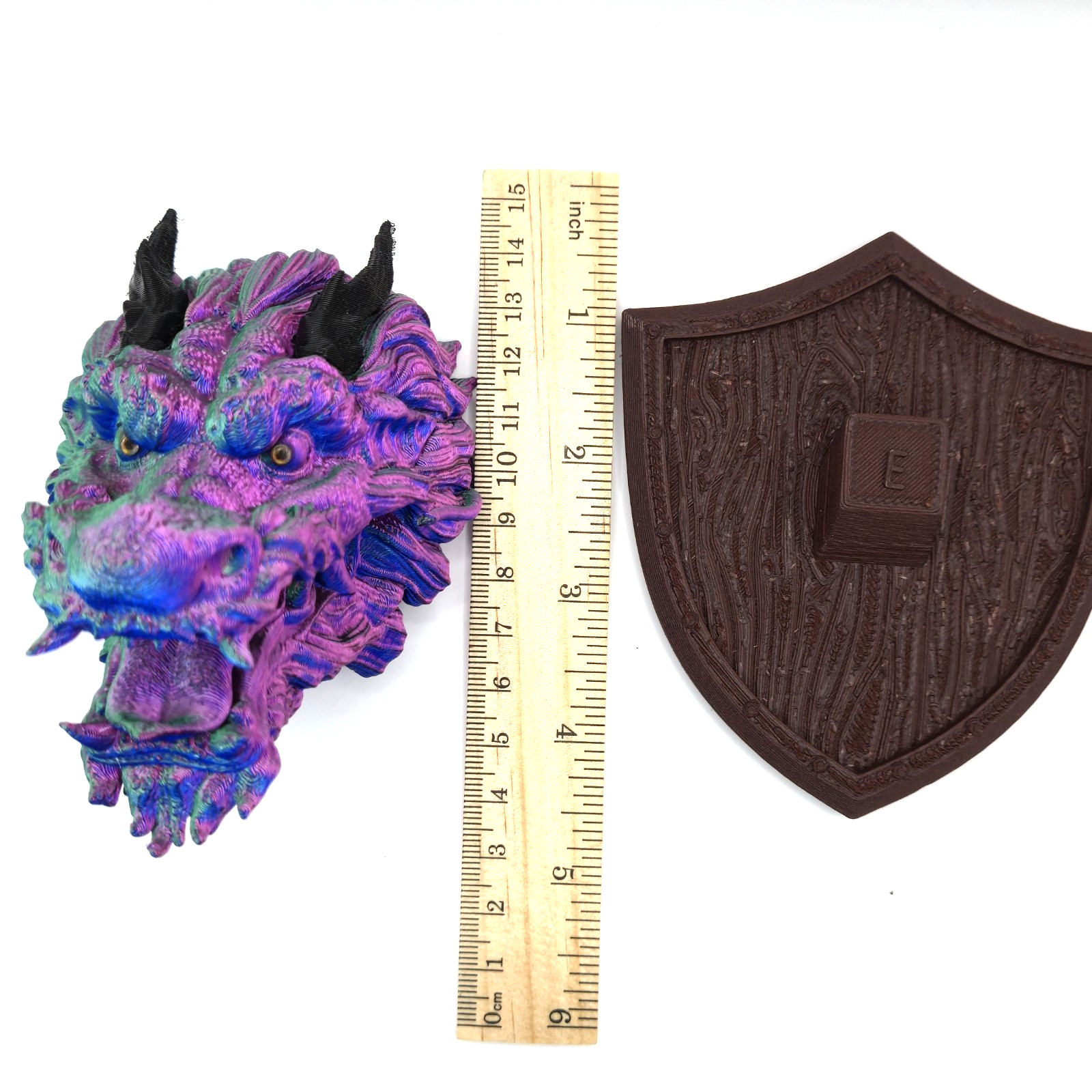Eastern Dragon Head Fantasy Trophy Collector Figure 3D Printed Handmade toy Gift