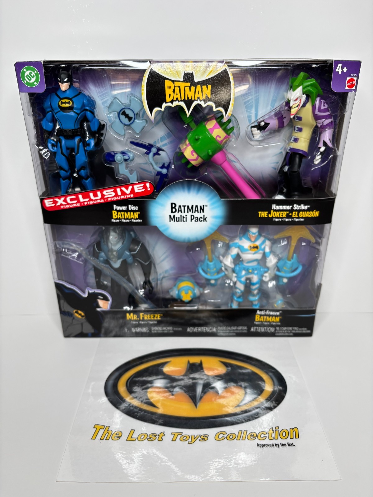 The Batman Multi Pack NEW Hammer Strike Joker~Mr Freeze~Power Disc~Anti 2005