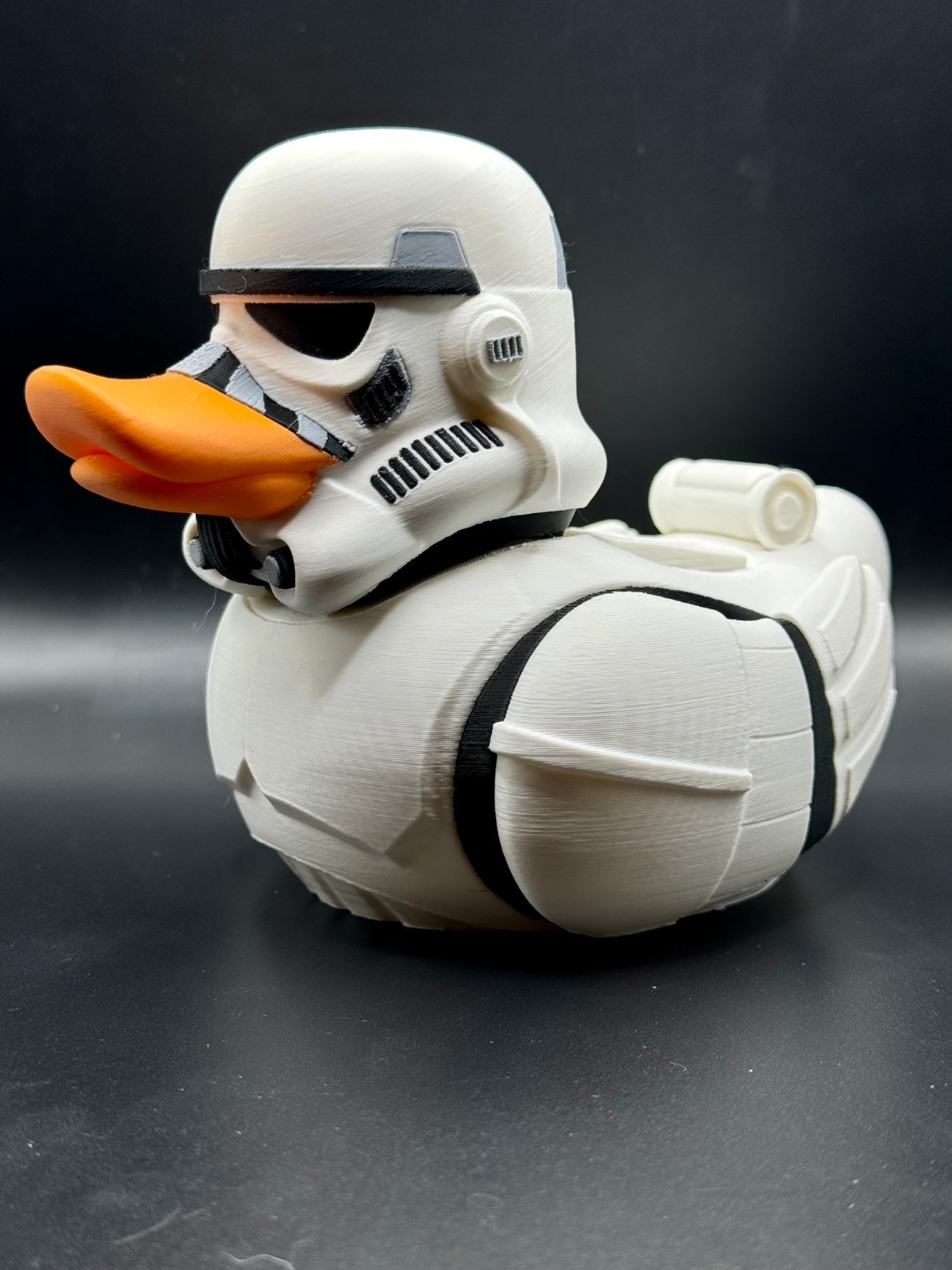NEW 3D Printed Star Wars Storm Trooper Jeep Rubber Duck by The Duck Vault 3 Inch