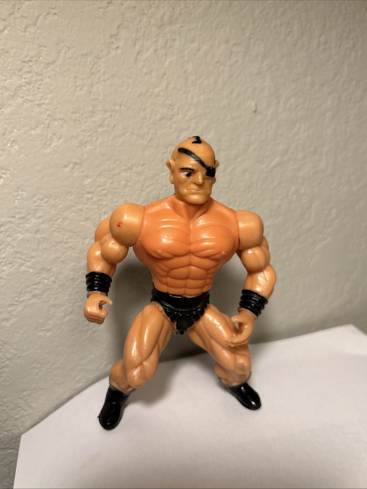 Vintage MOTU KO Muscle Galaxy Fighters BATOON figure LOOSE Bootleg HeMan Warrior