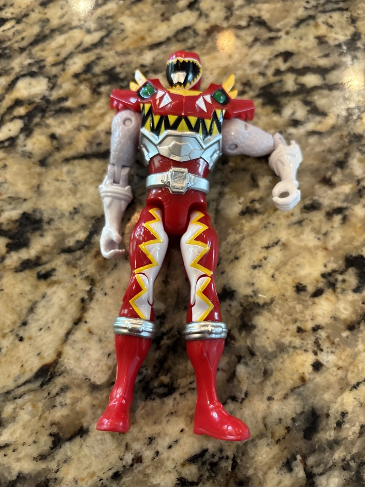Power Rangers Dino Super Charge T-Rex Red Ranger 5&Prime; Figure LOOSE See Details