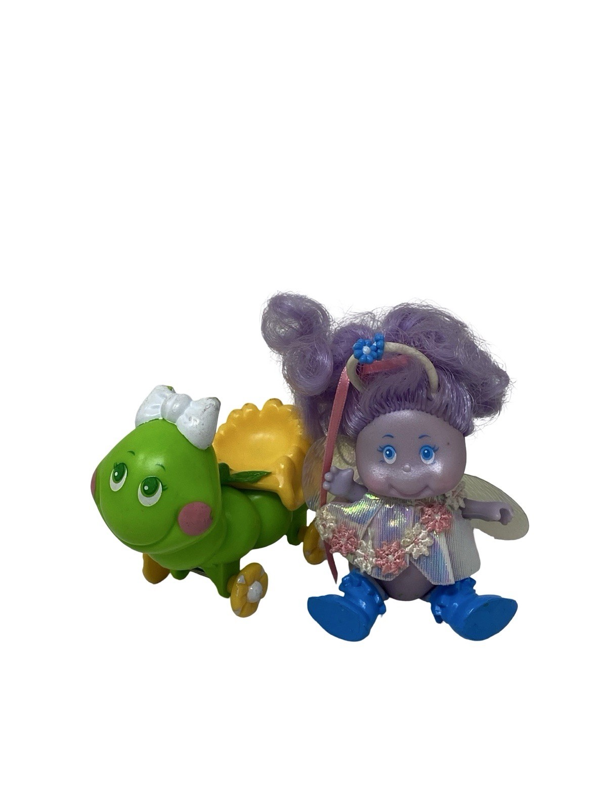 VTG Blinkins Lot Courageous Twinkle Bug Doll Purple Carrie Caterpillar Car