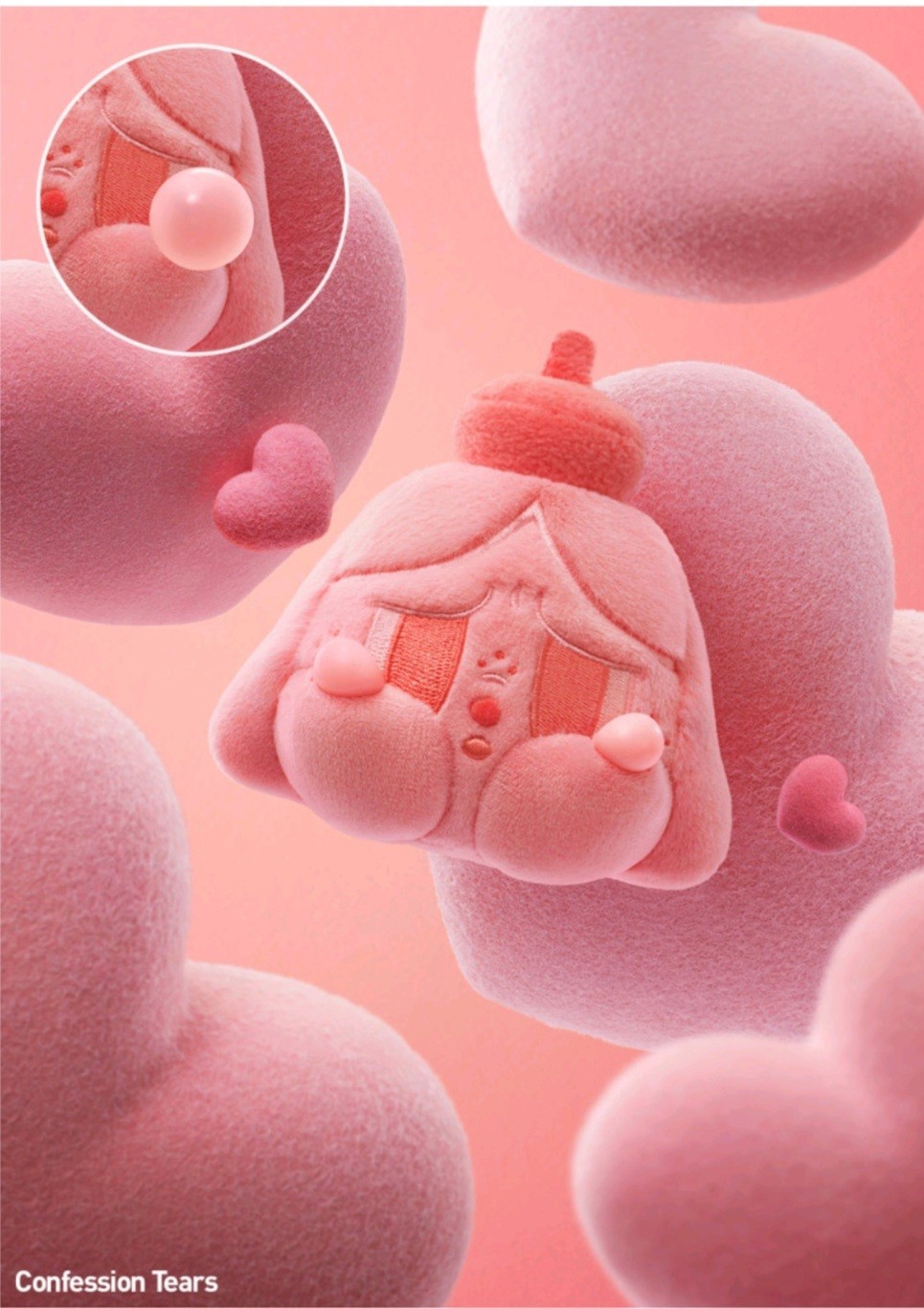 Popmart- Crybaby – Tears Launch Project – CONFESSION TEARS (PINK) US Seller
