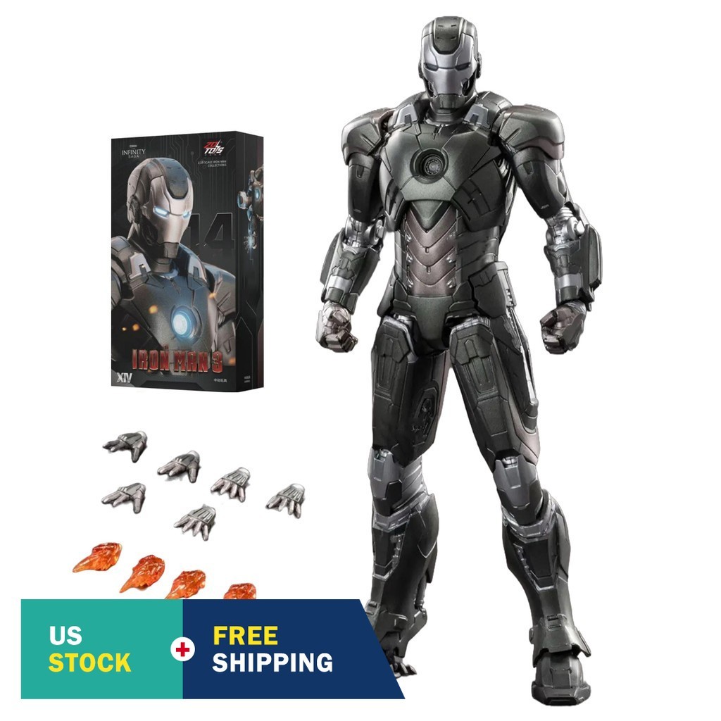 HIPLAY ZD Toys Iron Man MK14 1906-14 Non-Light-Up 1/10 Scale Action Figure