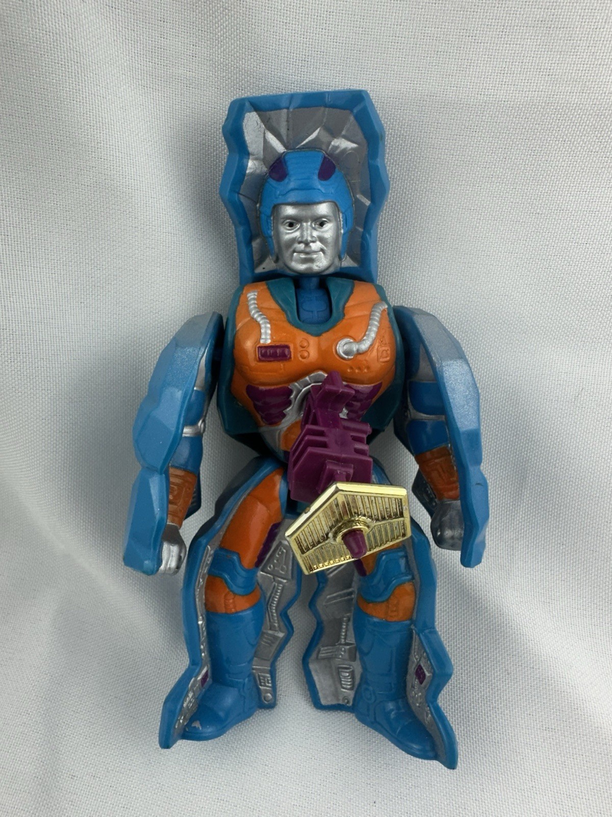 Vintage MOTU Rokkon 100% Complete 1986 Mattel Gun Lazer Blaster Radar *FLAW