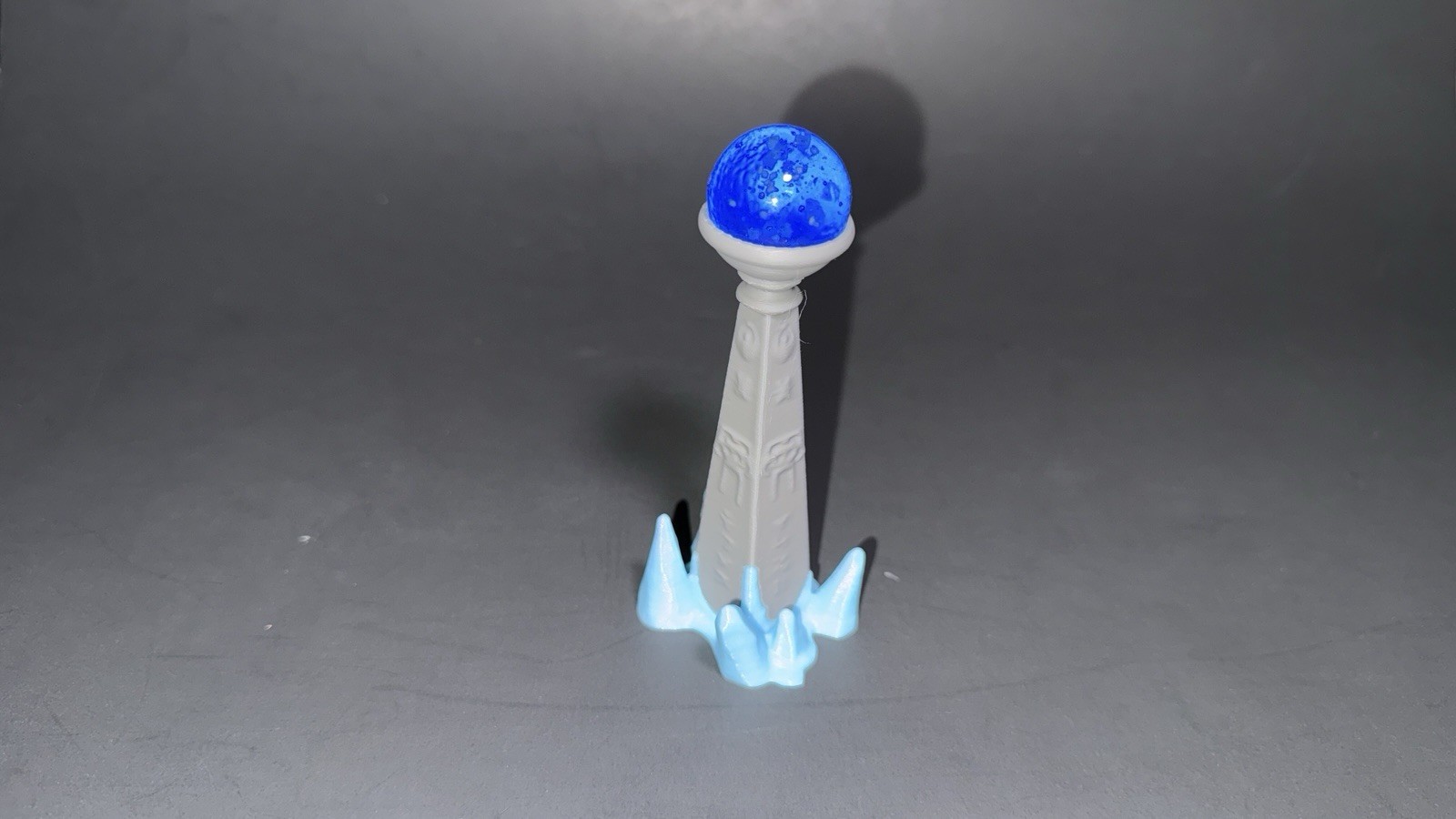 GITD Custom Castle Grayskull Orb and Tall Holder by He-Bro