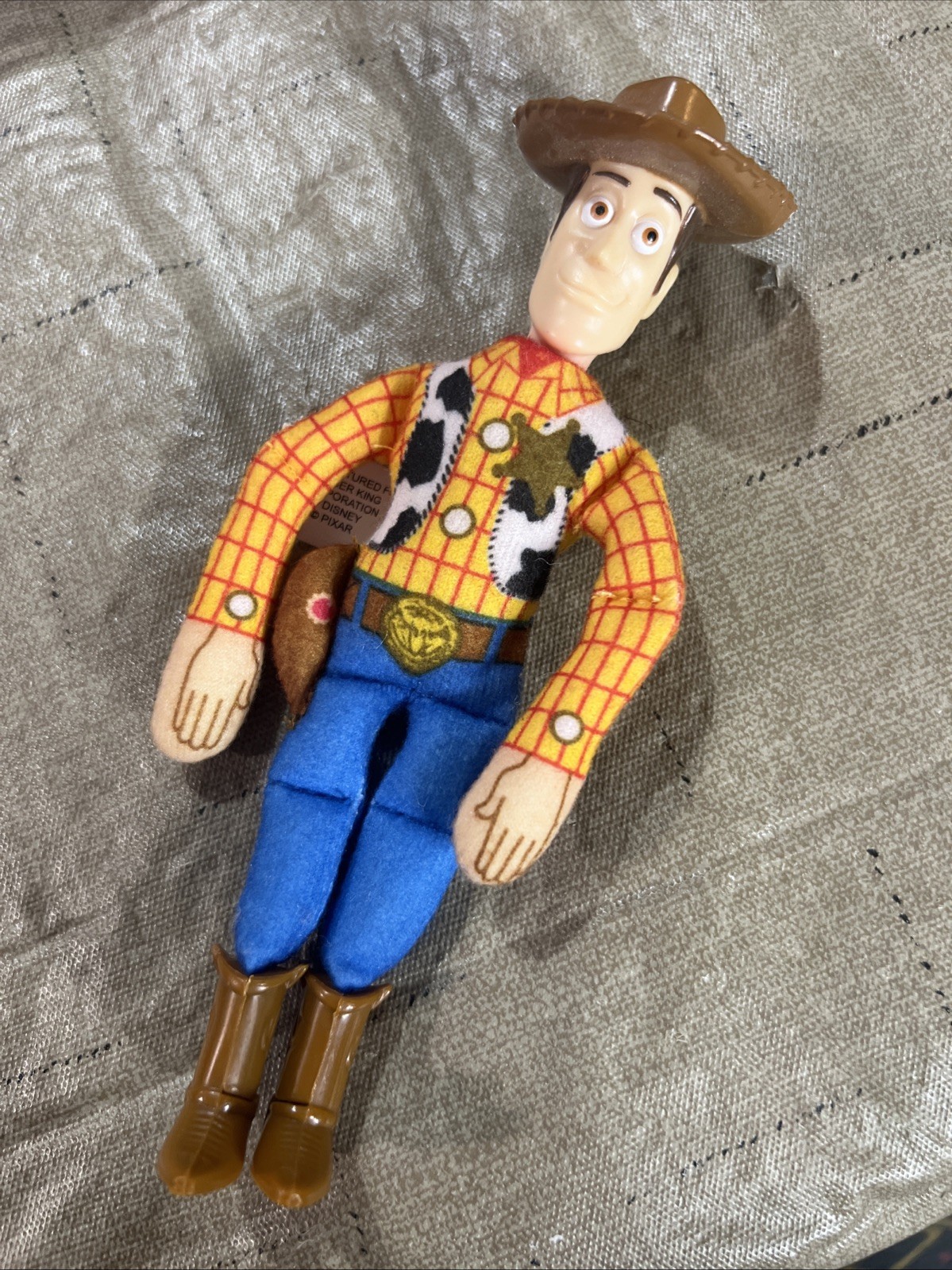 DISNEY PIXAR 6 1/2&Prime; COWBOY WOODY FROM TOY STORY ACTION FIGURE, PLUSH TOY