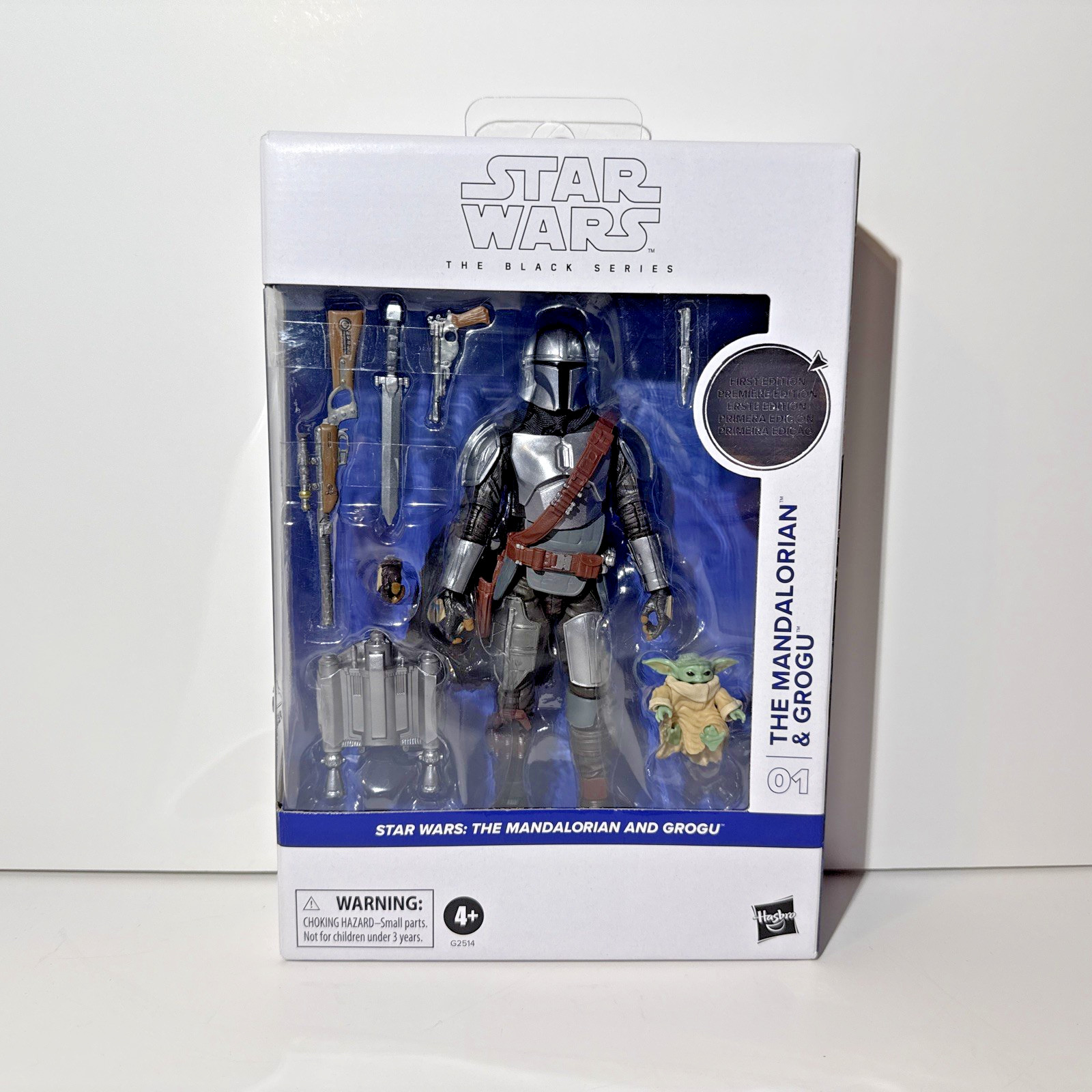 Star Wars Black Series Mandalorian & Grogu First Edition 2-Pack Figure #01 New