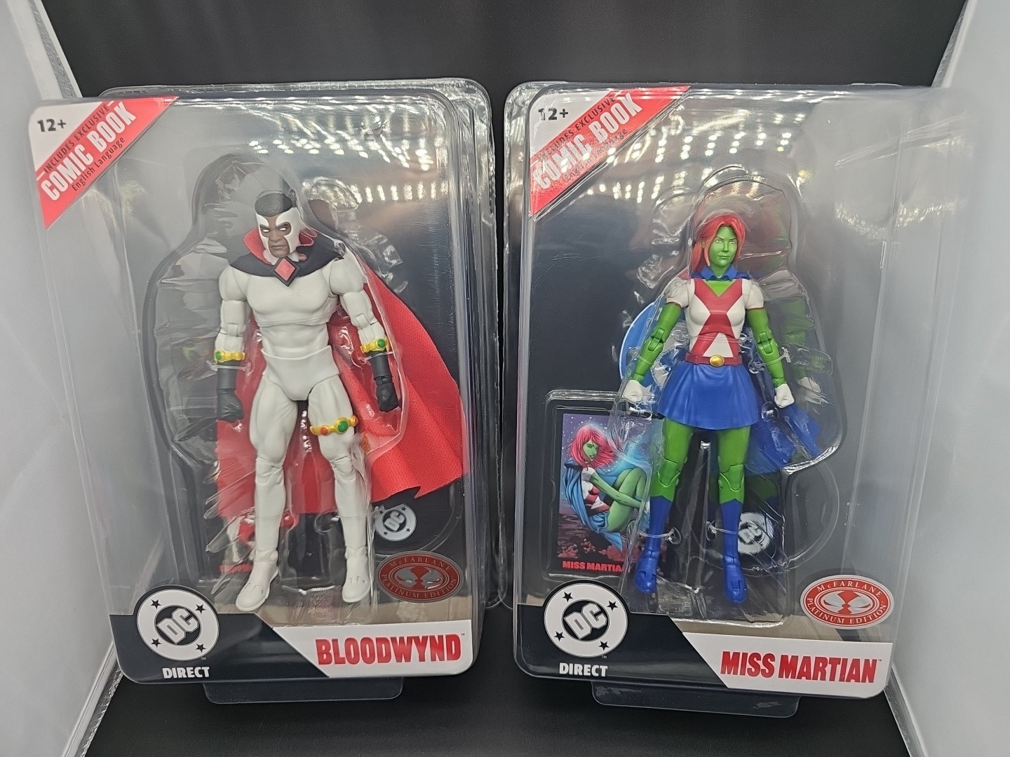 2026 McFarlane DC Direct Lot Miss Martian Bloodwynd Red Platinum