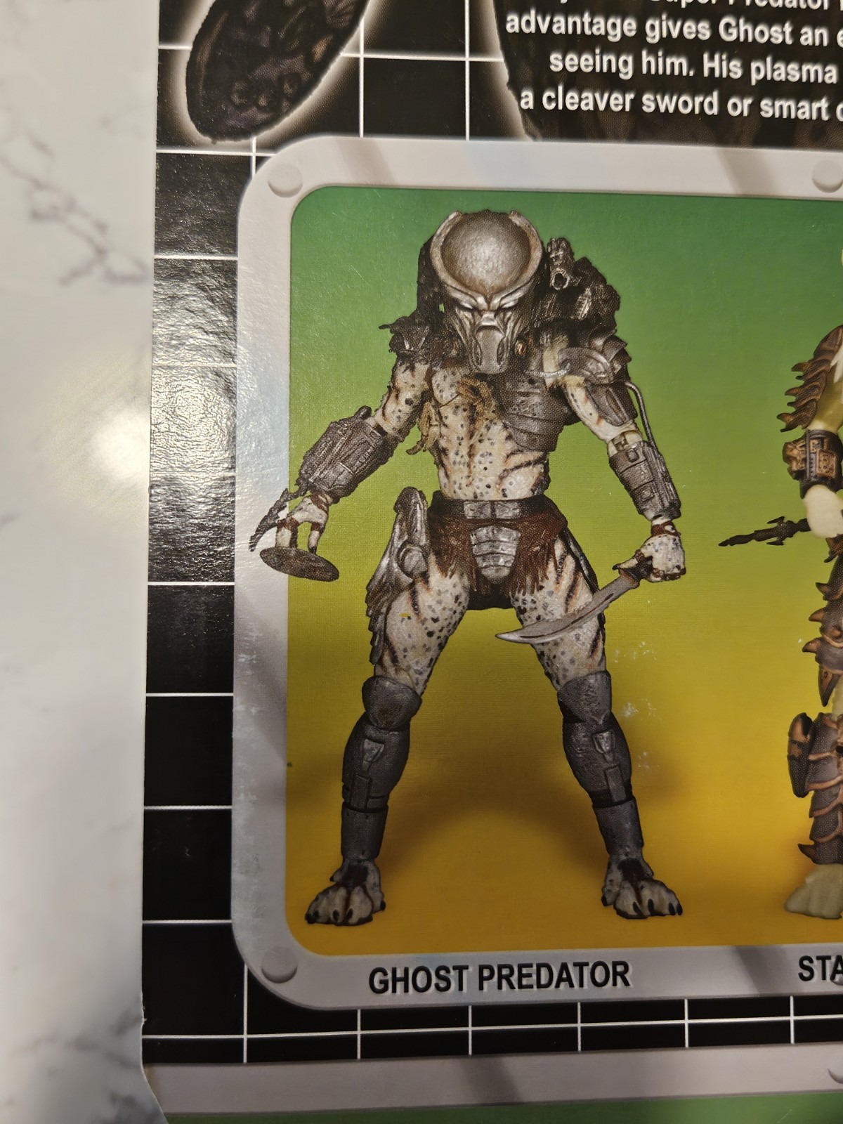 NECA Predator Series 16 Ghost Predator 7&Prime; Action Figure 100% Authentic Rare MOC