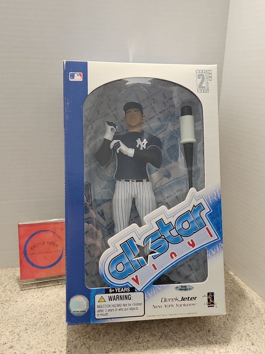 UD All Star Vinyl MLB New York Yankees Derek Jeter 10&Prime; Fig #24/500 RARE HTF