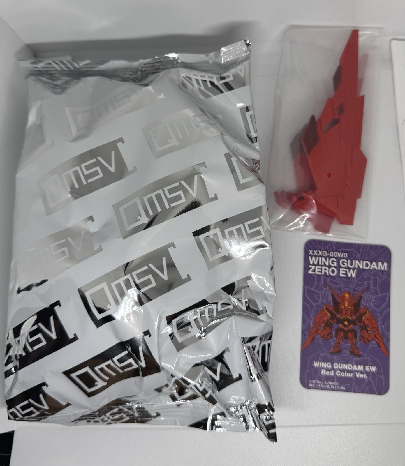 BANDAI Namco QMSV Mini Wing Gundam Zero EW Series Confirmed Blind Box Figure Toy