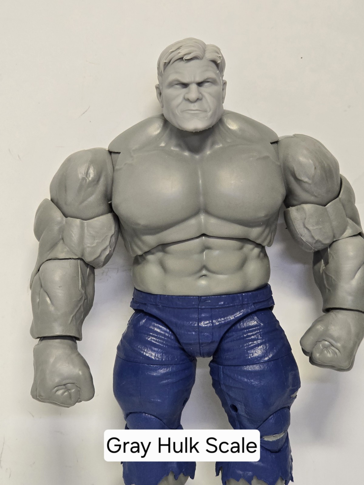 3d Print FORD THUNDERBOLT ROSS RED Hulk NORMAL HEAD For Gray Hulk Legends Scale