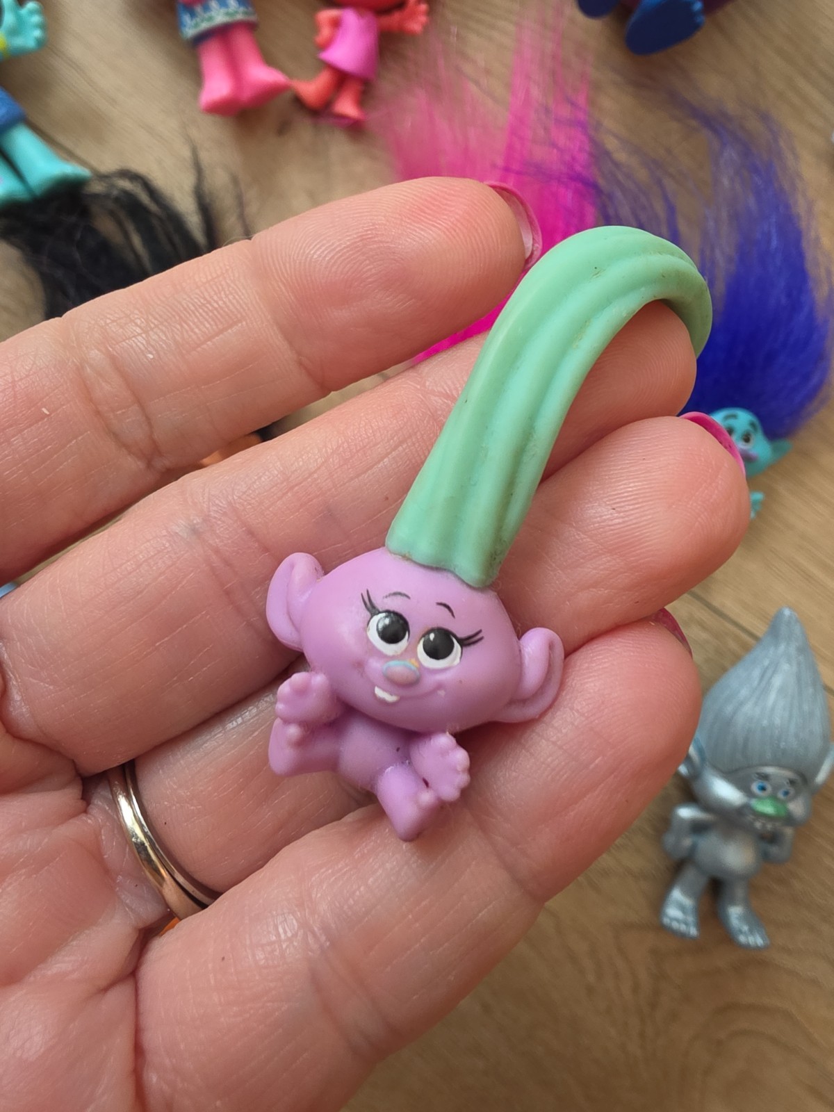 Trolls Movie Dreamworks Small Figures Lot X 13 Poppy Plus Others Plastic Toys