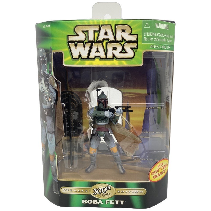 Star Wars Boba Fett Special Edition 300th Figure Rocket Firing 2000 Hasbro New