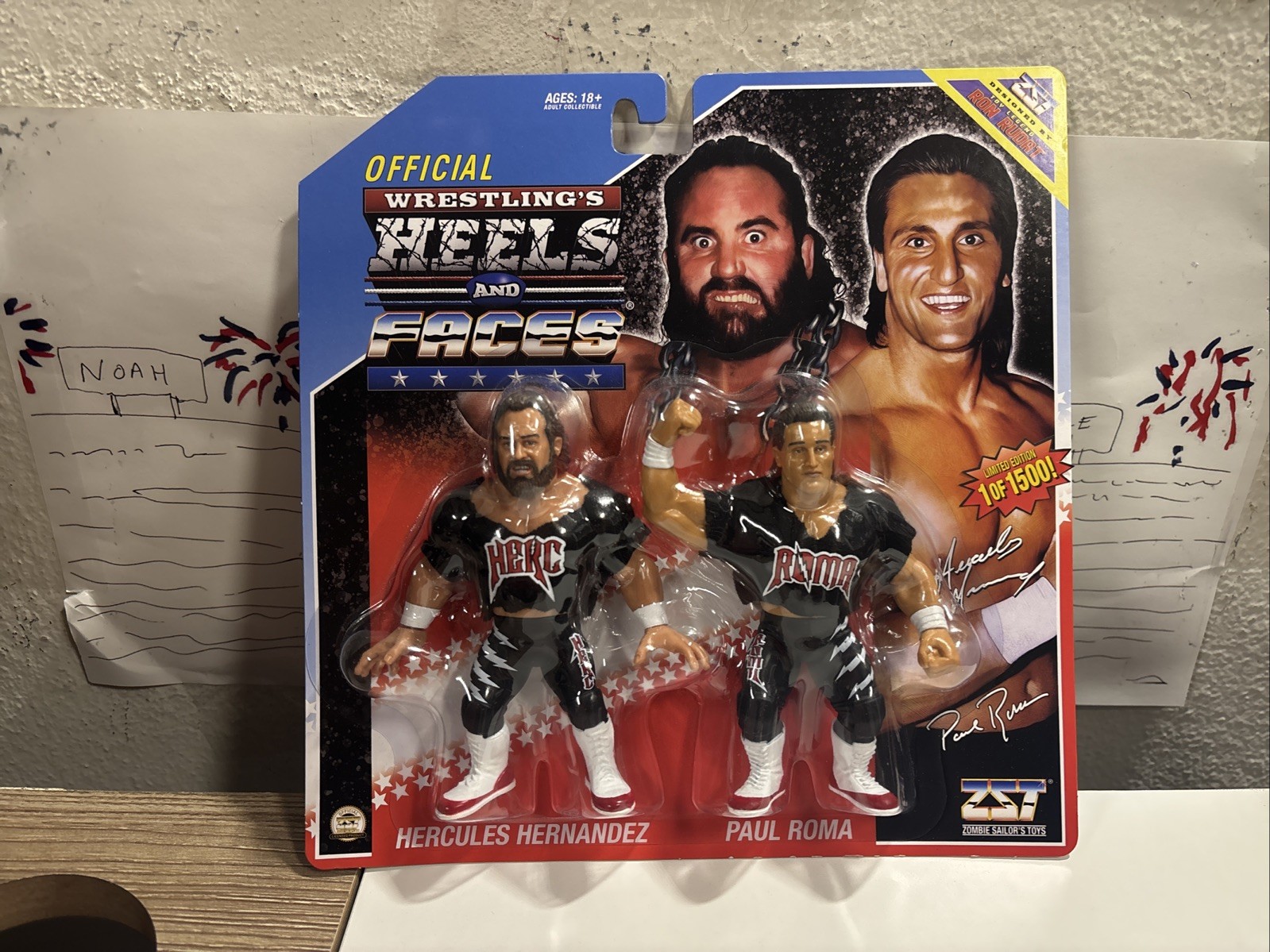 ZST Power and Glory Roma Hercules Zombie Heels Faces 1 of 1500 WWE WWF NIB MOC