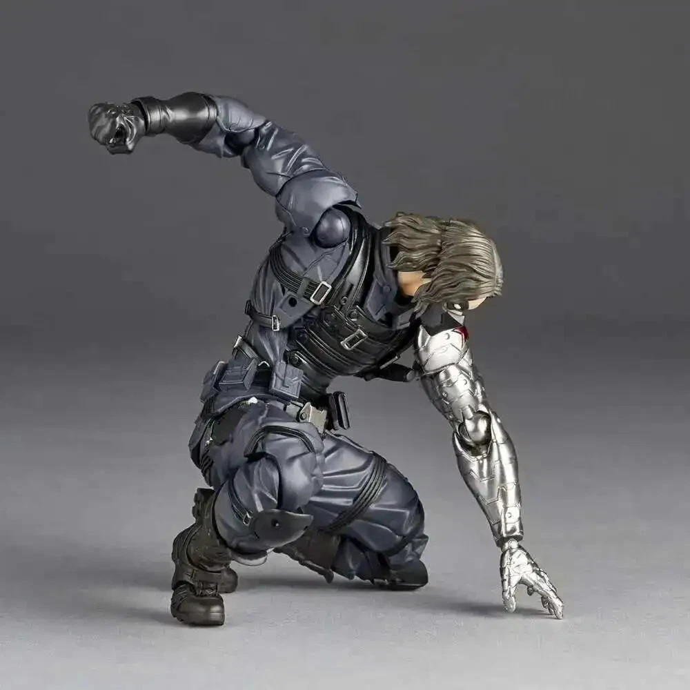 Kaiyodo Revoltech Winter Soldier – Bucky Barnes Movable Anime Action Figure