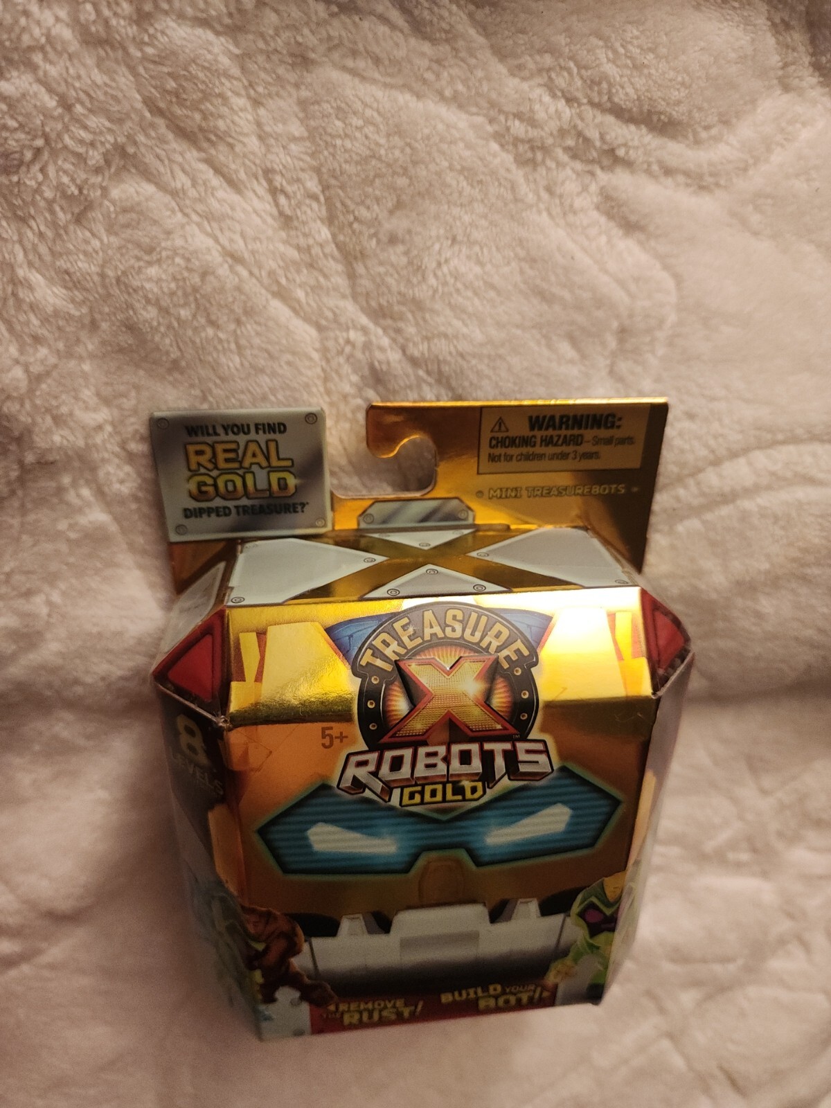 Treasure X Robots Gold Mini Treasure Bots 8 Levels of Adventure (lLot of 2)