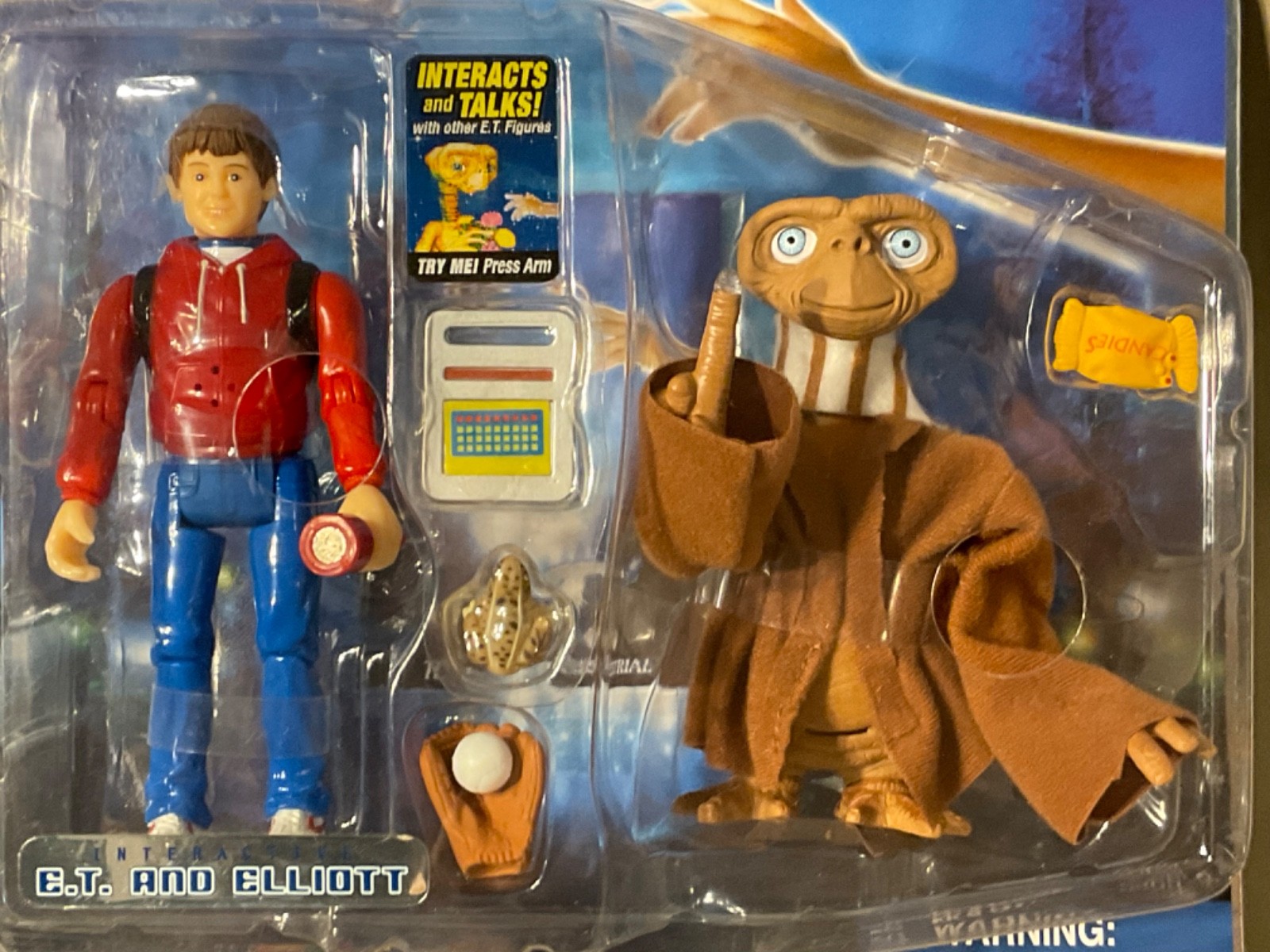 E.T. & Gertie and E.T. & Elliott Interactive Sets 2001 Toy R Us Sealed /New