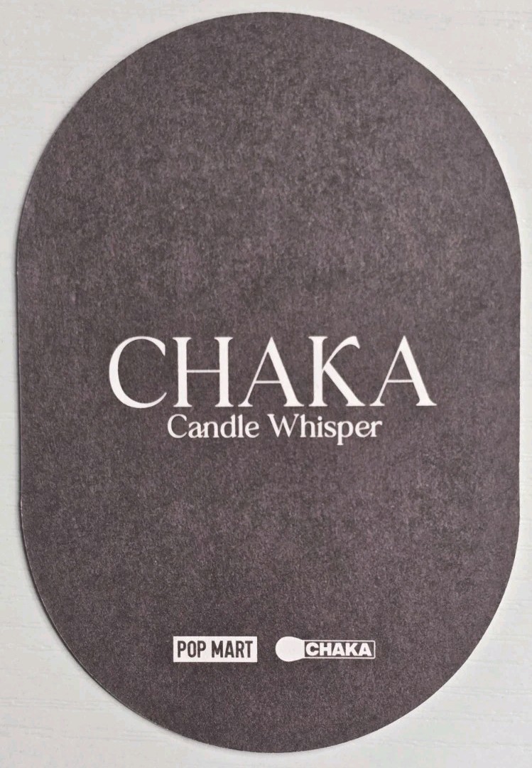 POPMART CHAKA Candle Whisper Series CONFIRMED- (WITHER) NEW w/Box