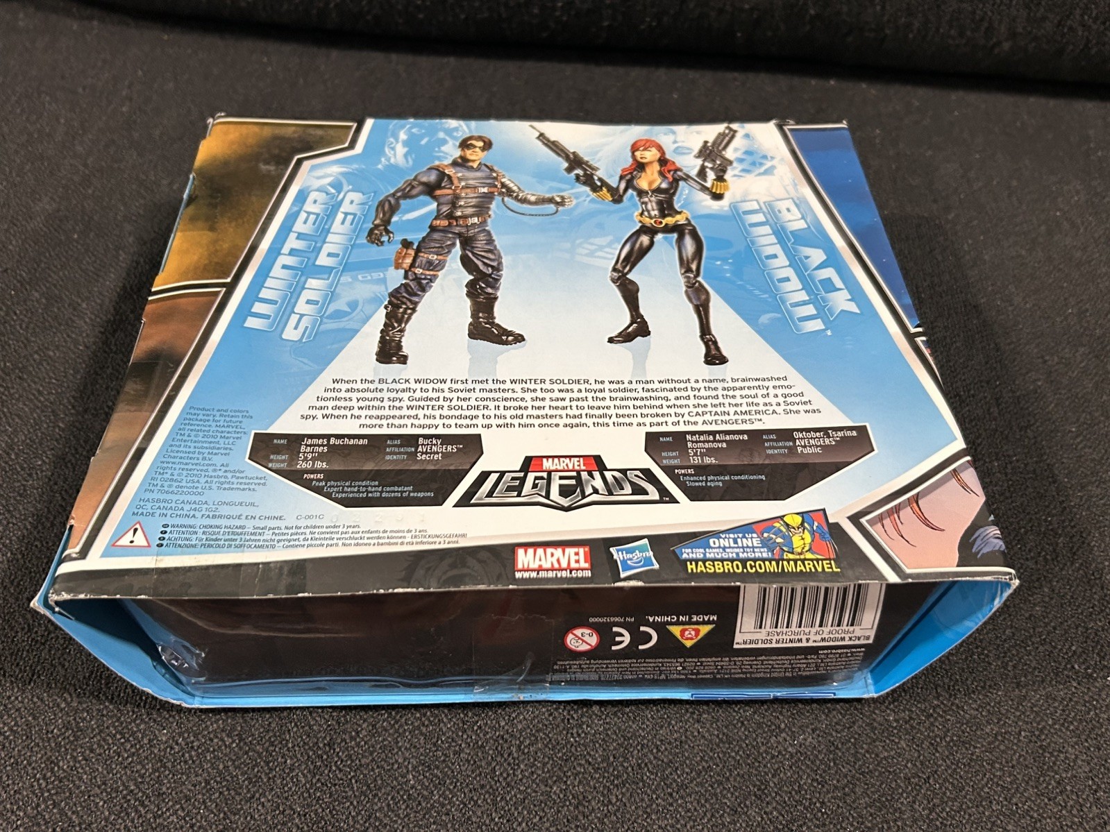 Marvel Legends Black Widow & Winter Soldier 2 pack Toys R Us Exclusive Sealed