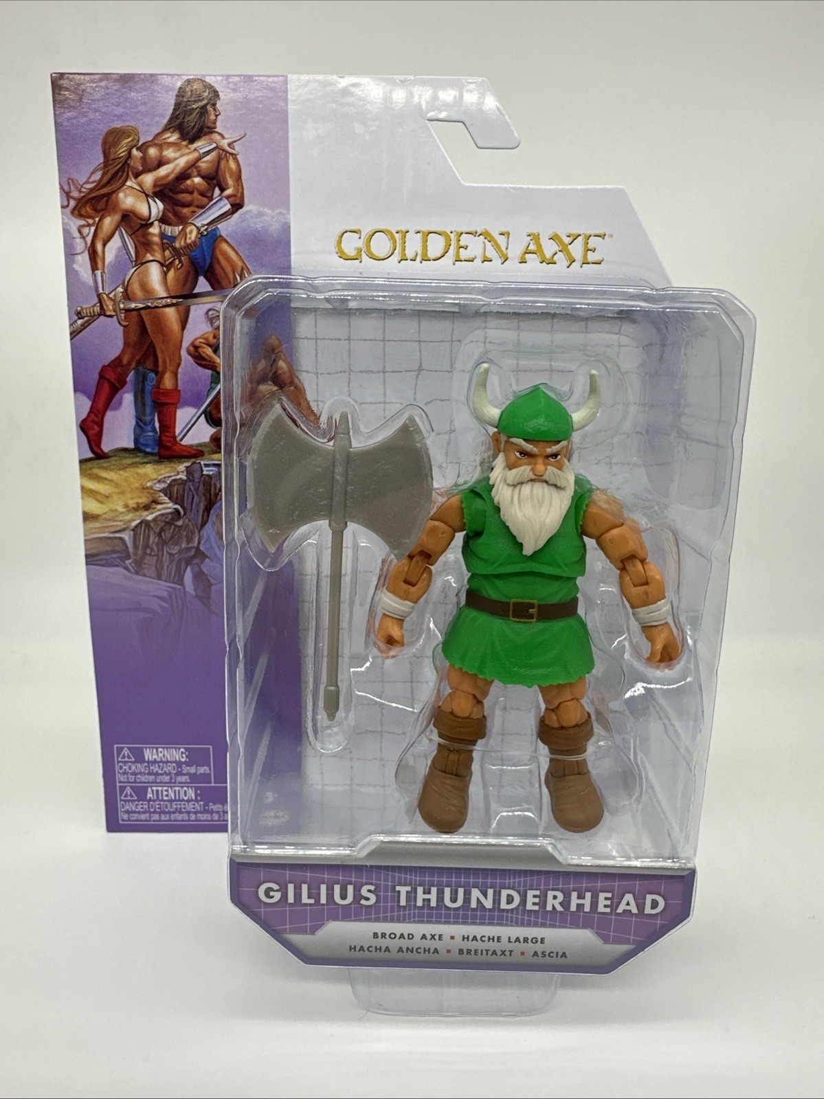SEGA Golden Axe Gilius Thunderhead Jakks Pacific Exclusive Figure