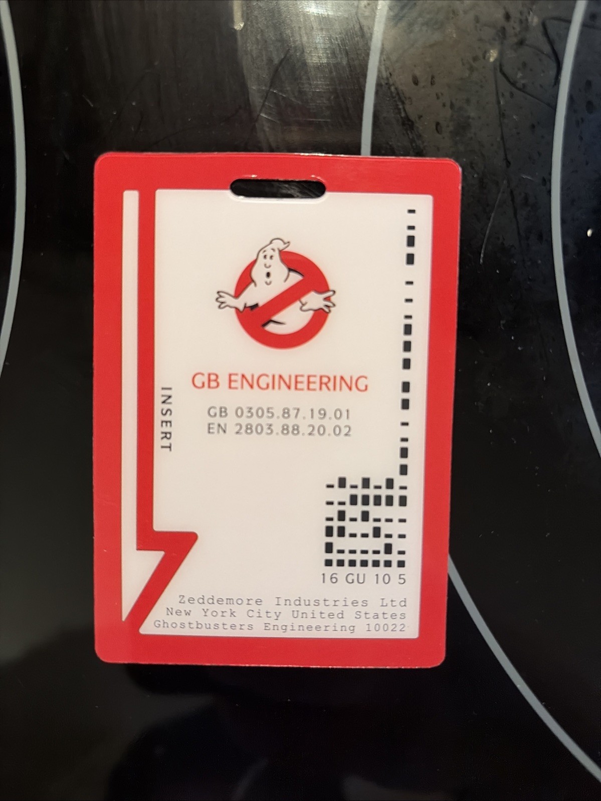 Ghostbusters Haslab Elon Journal Engineering Key Card Extras