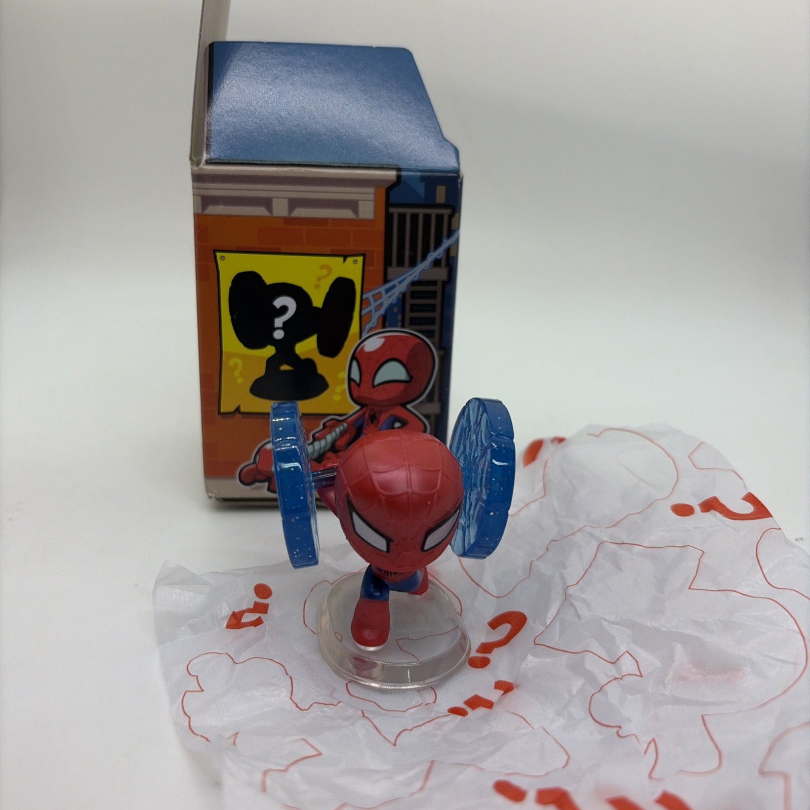 Spider-Man Brand New Day Blind Box Thwip Life Hasbro CHASE Weight Lifting Red