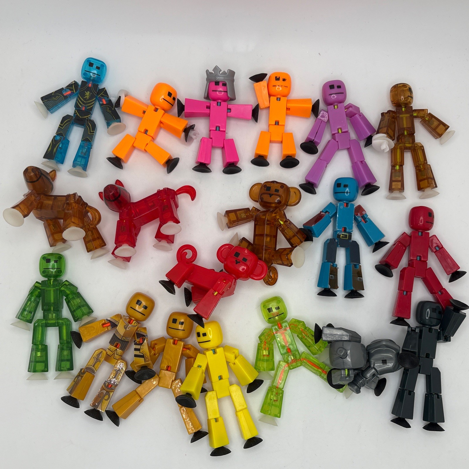 Stikbot Action Figure Lot Of 19 Figures Read Description