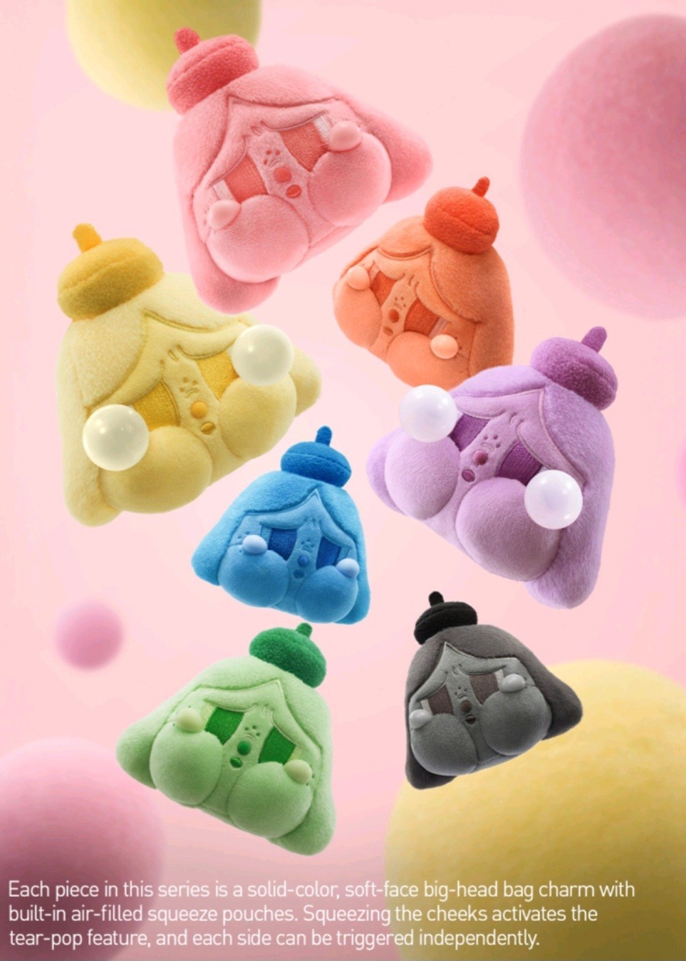 Popmart- Crybaby – Tears Launch Project – CONFESSION TEARS (PINK) US Seller