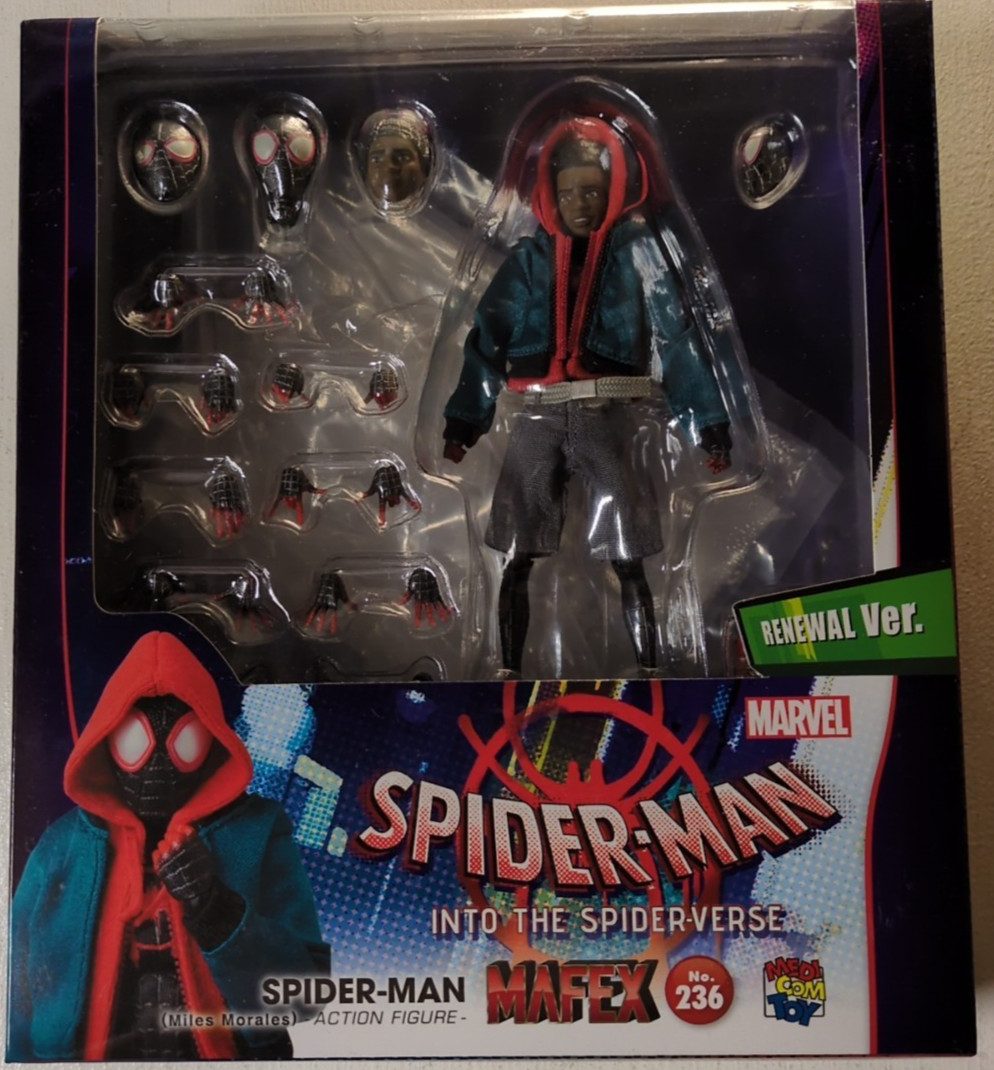 Mafex No. 236 Miles Morales Renewal Ver. (Spider-Man Into the Spiderverse) New
