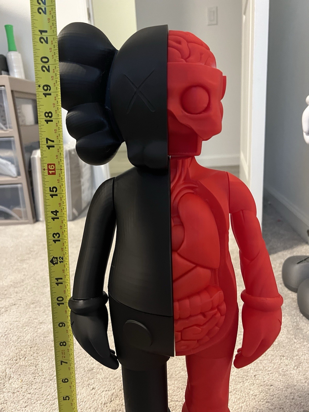 Kaws Inspired Homage Flayed Bff Halloween 21.5in Tall Custom Made To Order