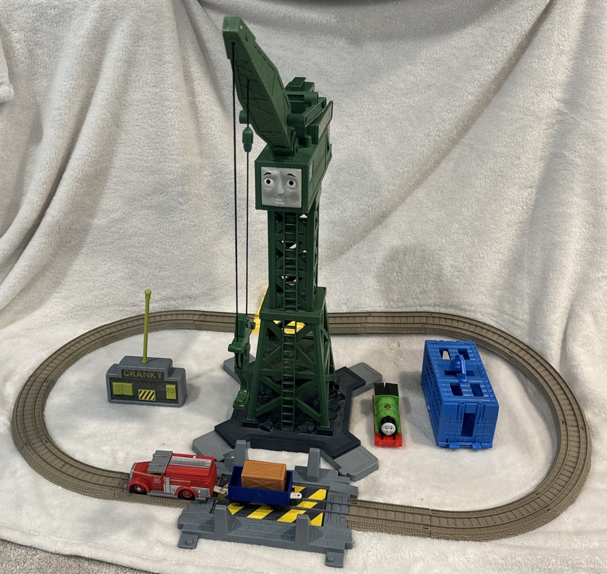 Thomas TrackMaster | Cranky And Flynn Save The Day! Set (2011) Mattel W/ Extras