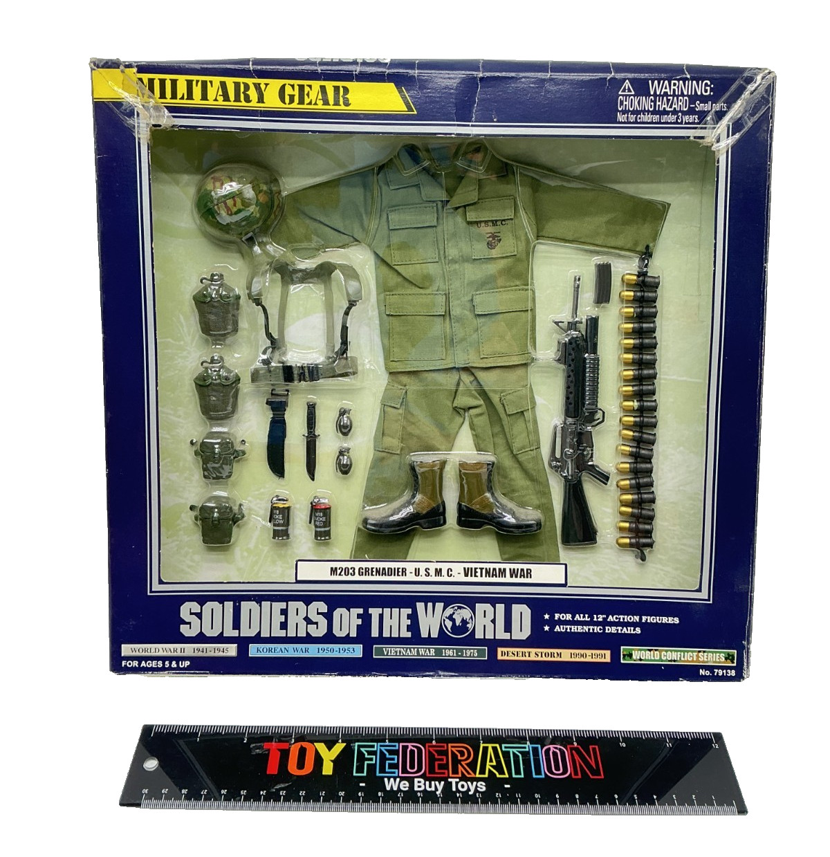 Soldiers of the World WORLD CONFLICT Vietnam USMC M203 Grenadier Military Gear