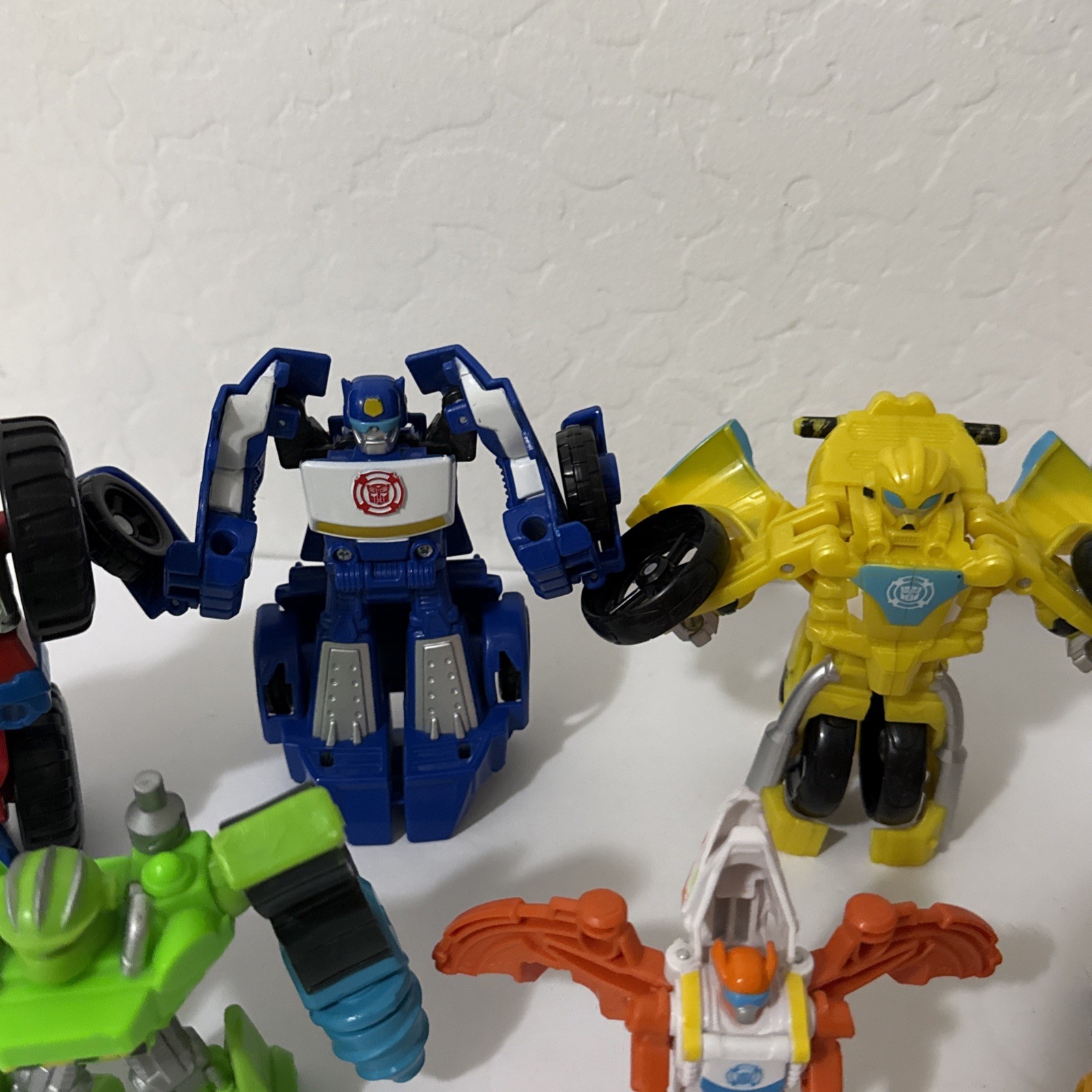 Hasbro Transformers Playskool Heroes Rescue Bots Lot of 9 Action Figures