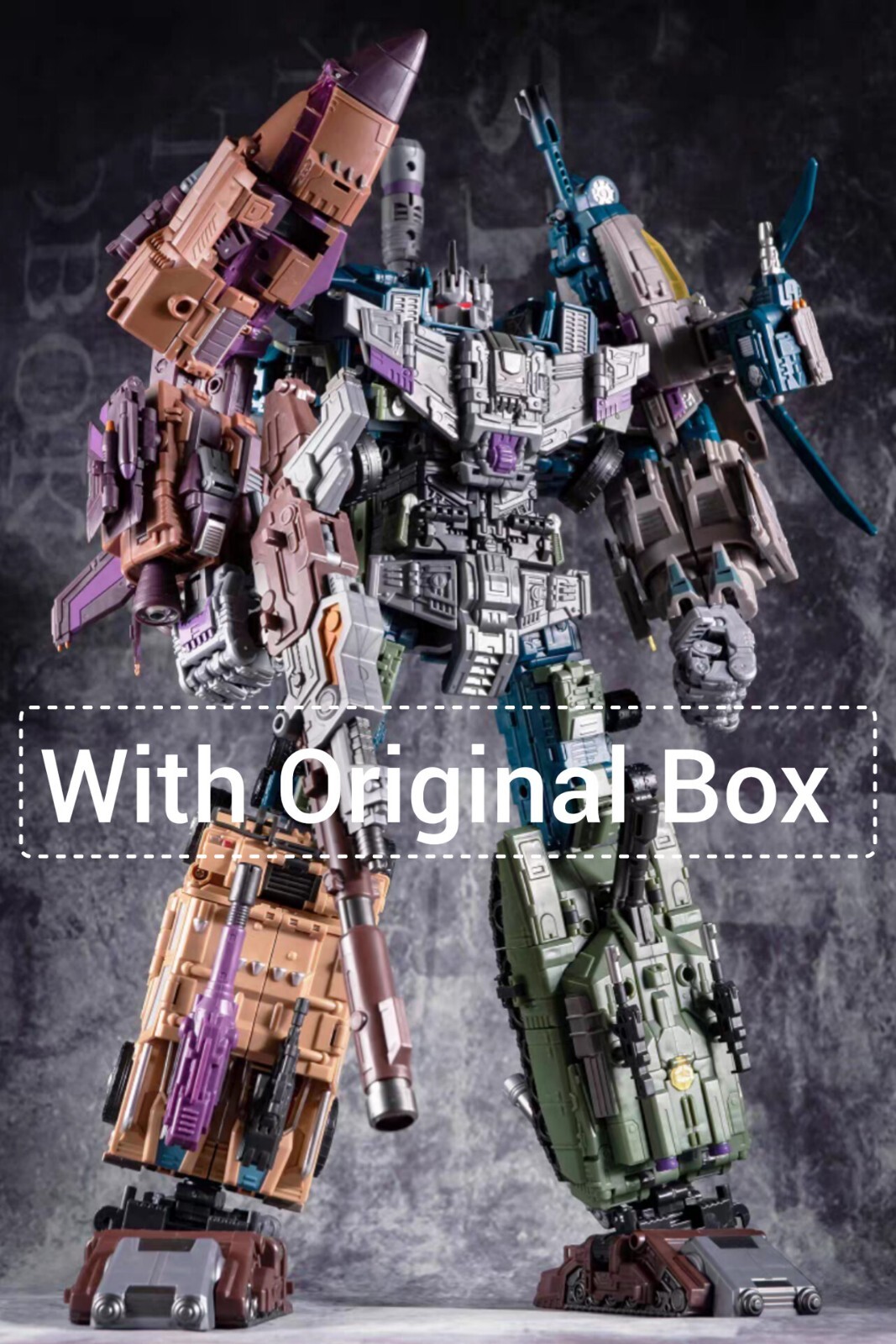US Seller_Jinbao Bruticus Robot Decepticons Oversized Warbotron/Birthday Gift