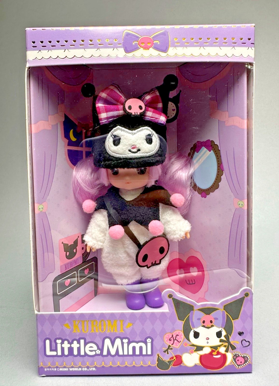 Sanrio Characters x Little Mimi KUROMI Figure Doll Toy Cute – No Tariffs 🇺🇸