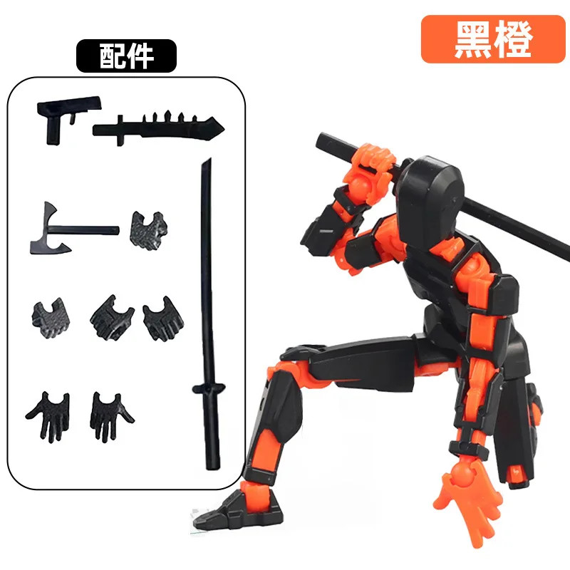 3D Printed Dummy 13 Shapeshift Robot Multi-Jointed Movable Action Figure Toy