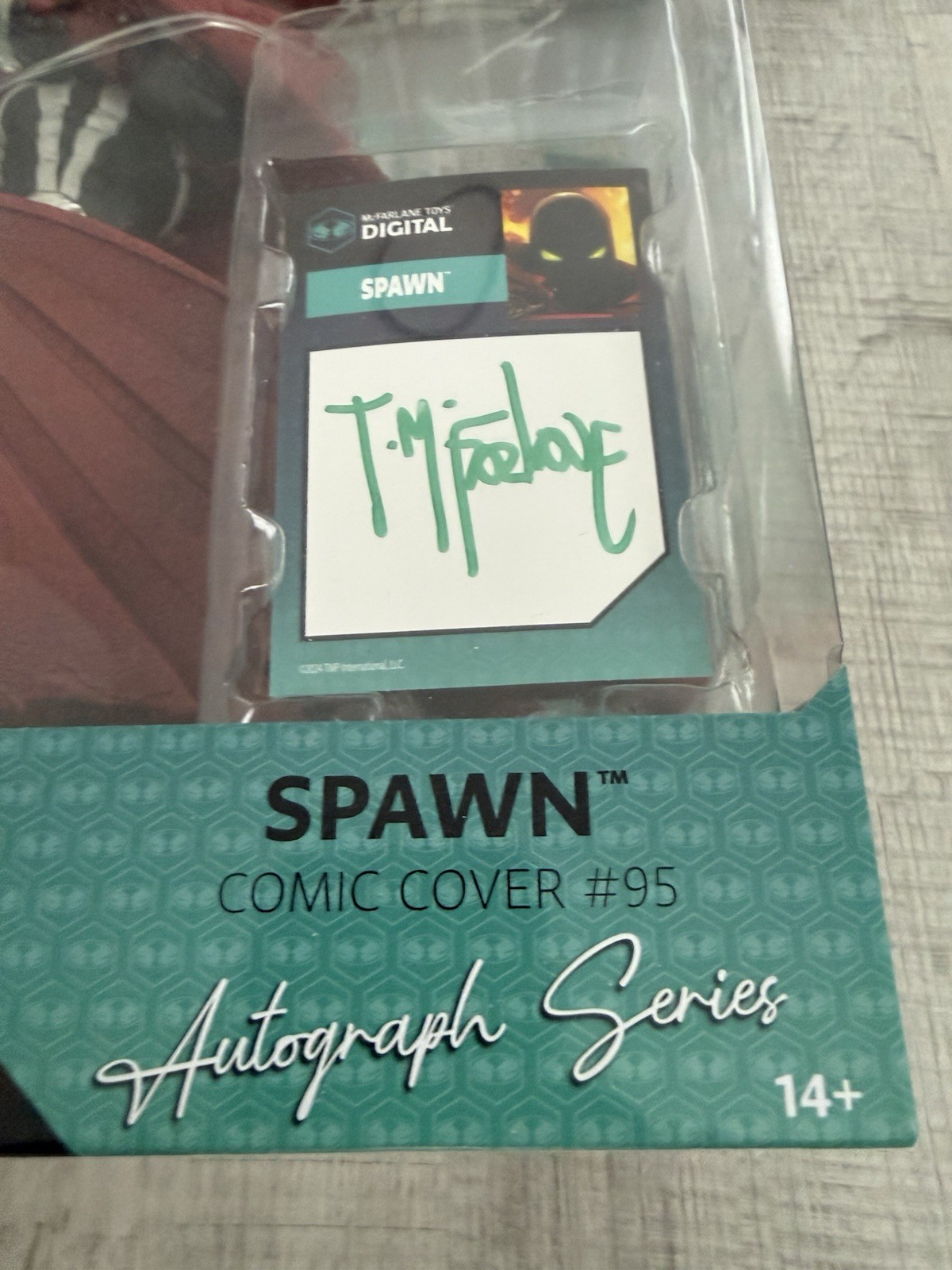McFarlane Spawn 30th Anniversary Comic #95 Autographed Gold Label Figure Signed