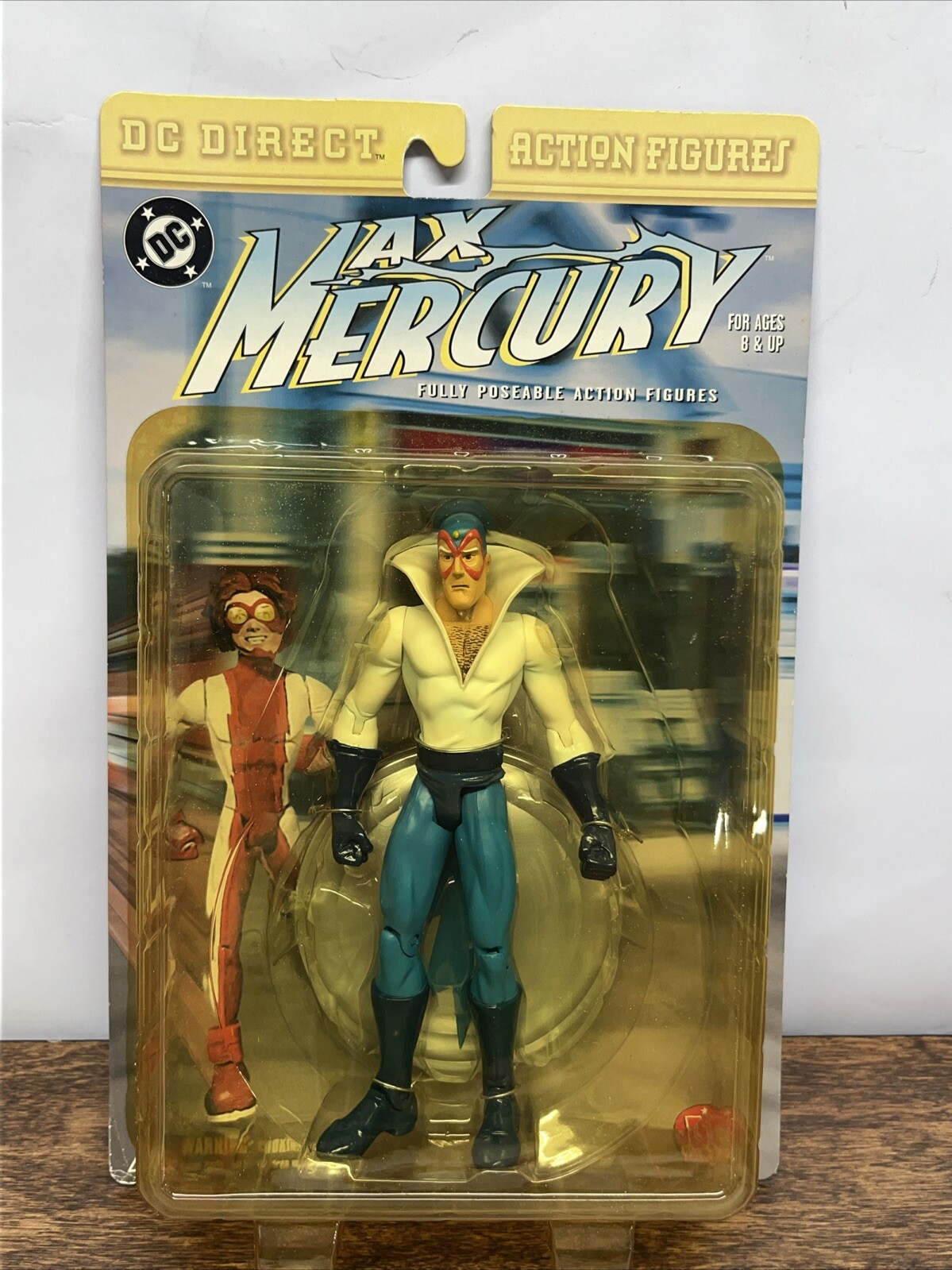 NEW 2000 DC Direct 6” Max Mercury Poseable Action Figure, Sealed The Flash